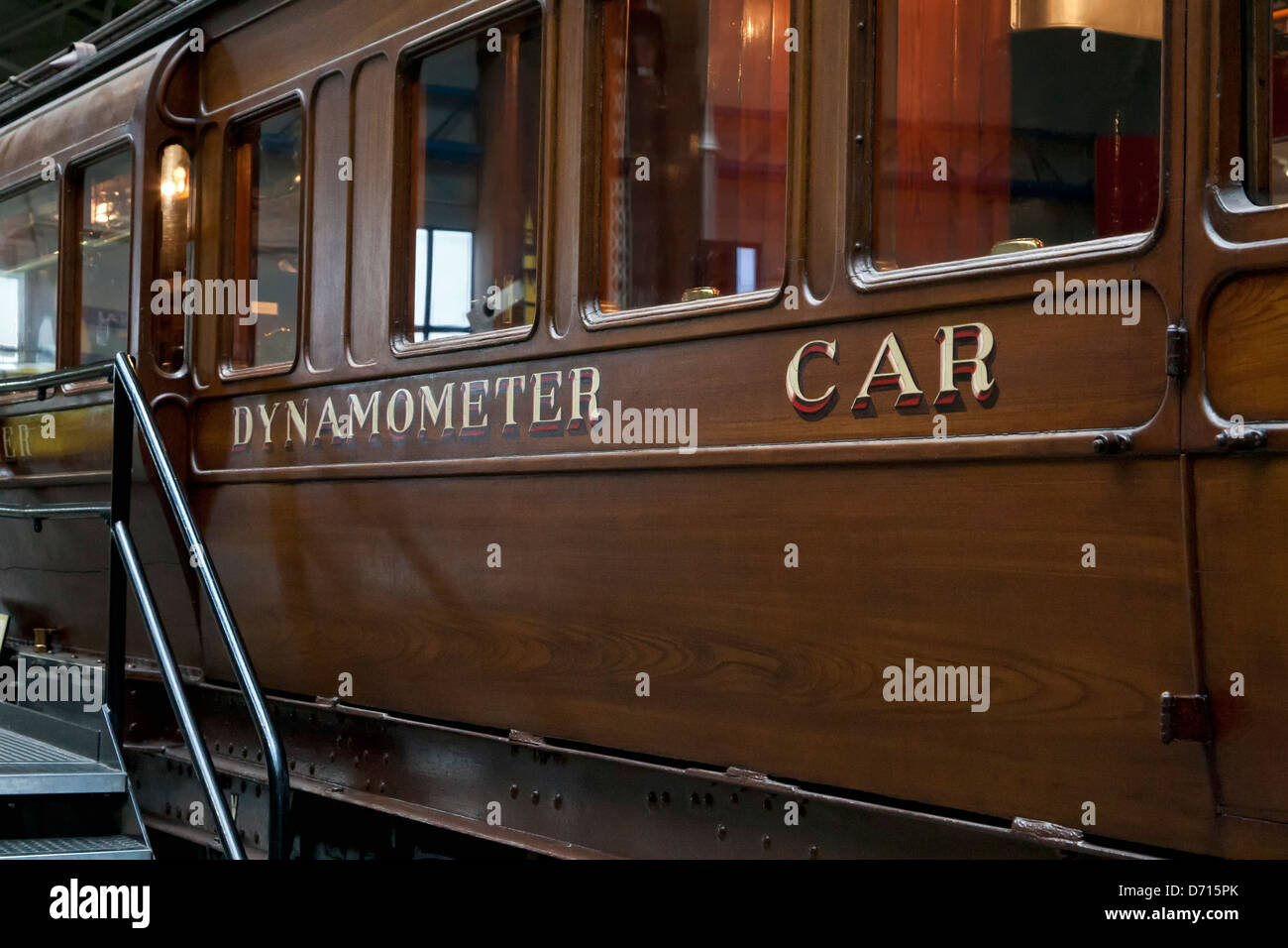 United Kingdom, York, National Railway Museum, Dynamometer Car ...