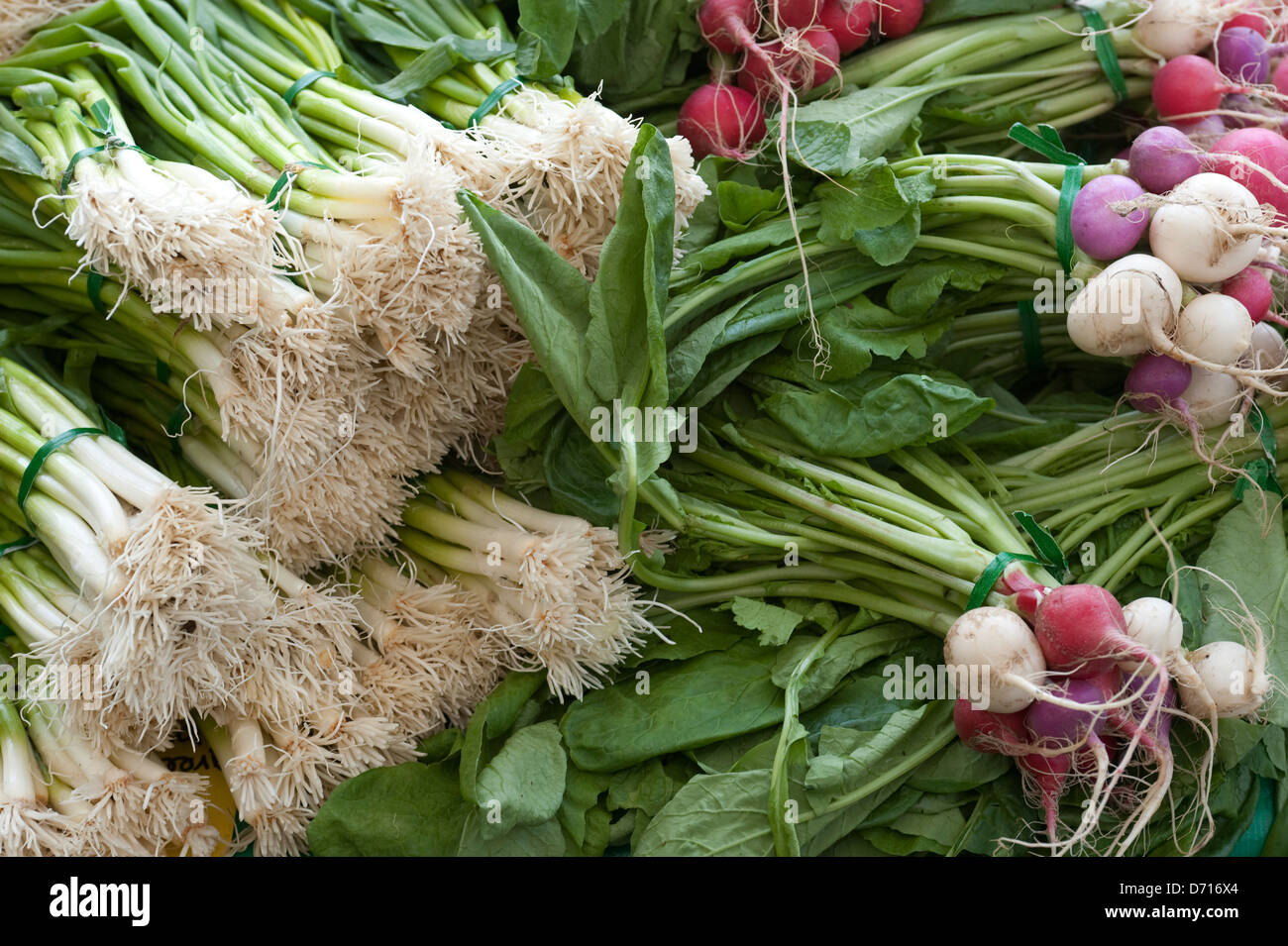 Usa, Washington State, Seattle, Pike Place Market, Produce Stand, Green