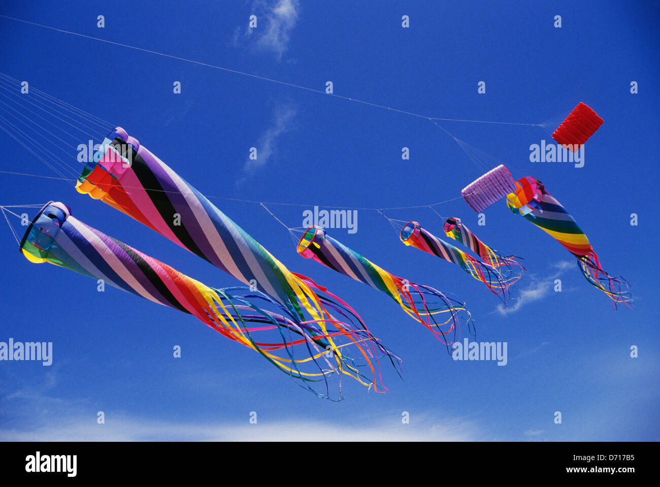 USA, Oregon, Cannon Beach, Kites Stock Photo Alamy