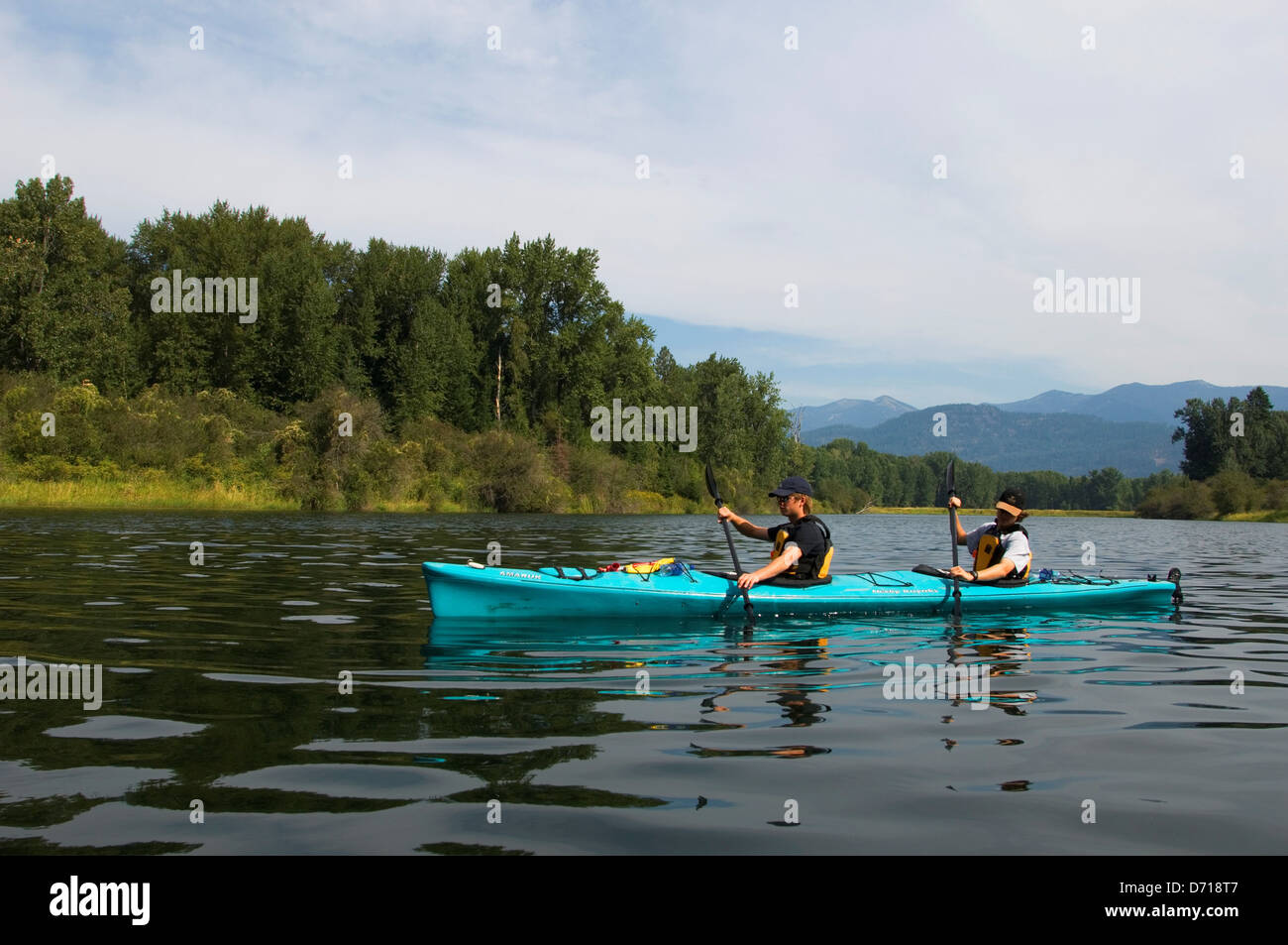 USA, Idaho, Near Clark Fork, Lake Pend Oreille, Johnson Creek Area