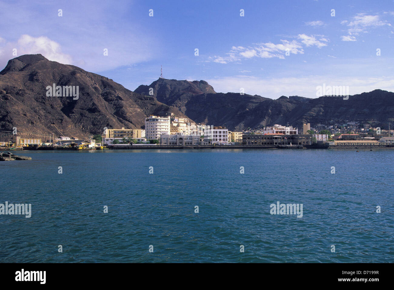 Yemen, Aden, View Of City Stock Photo Alamy