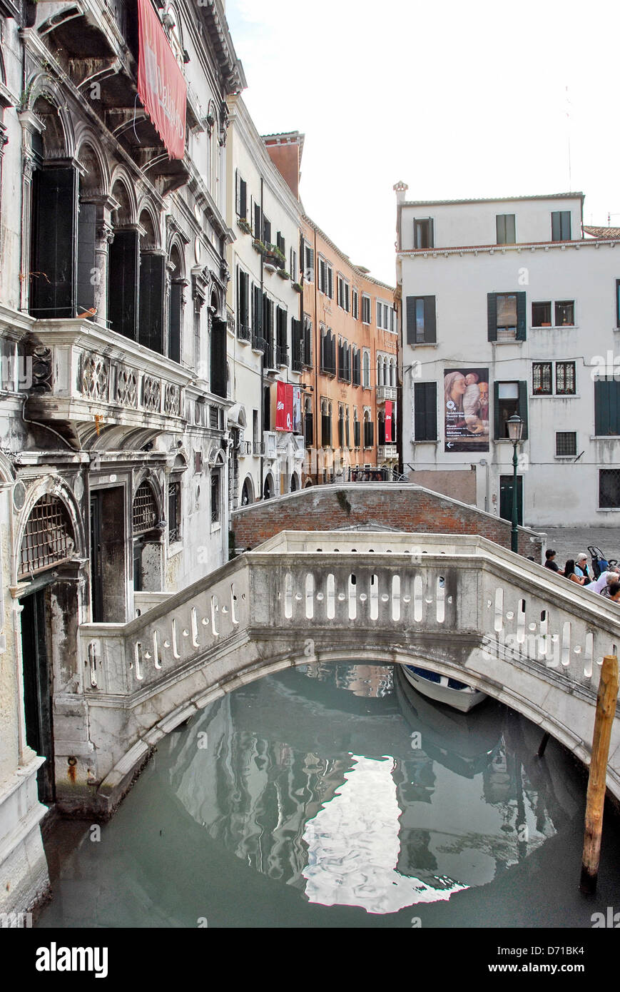 One of many canals in Venice, Italy Stock Photo Alamy