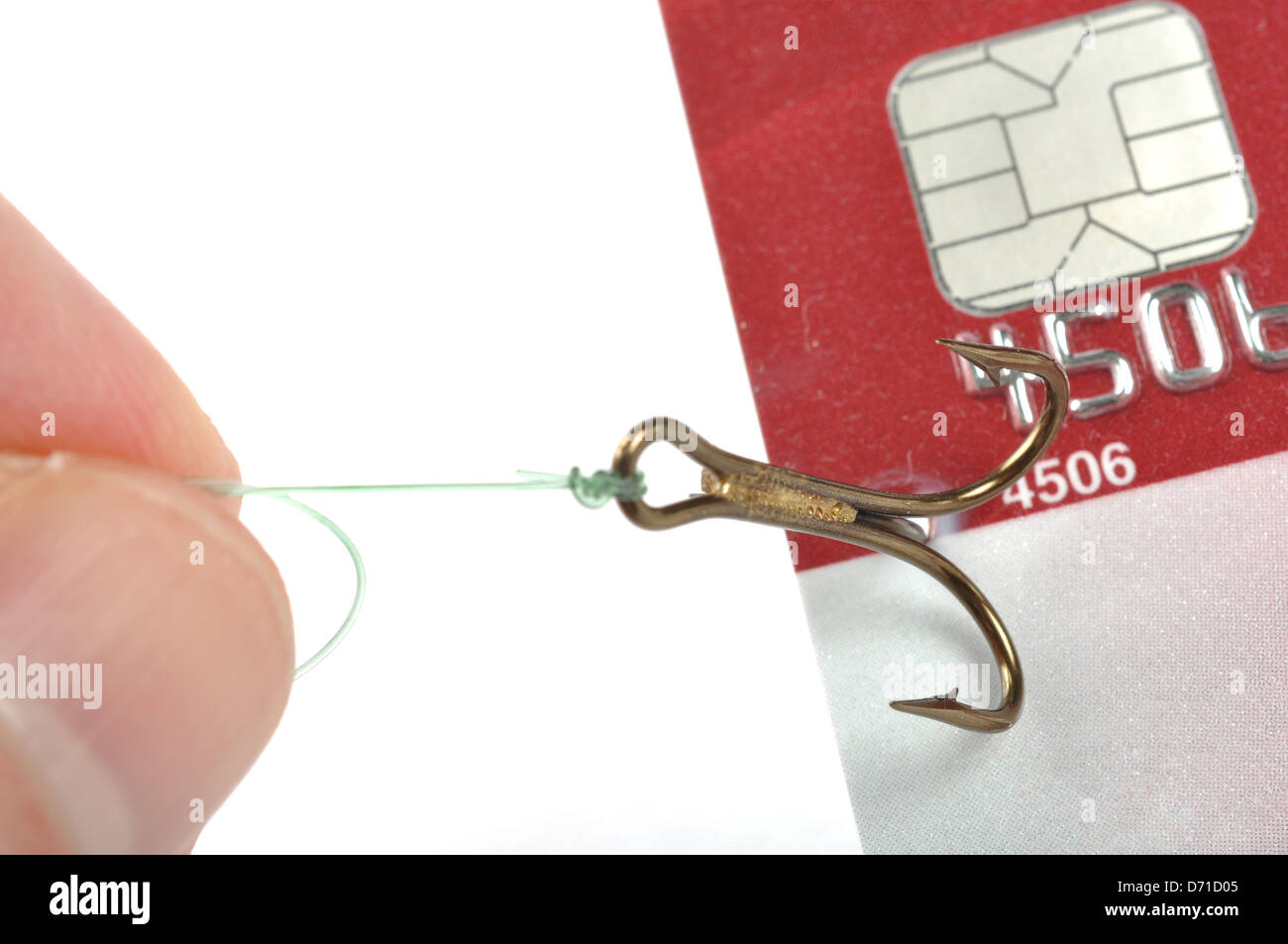 Man pulling your credit card Stock Photo Alamy