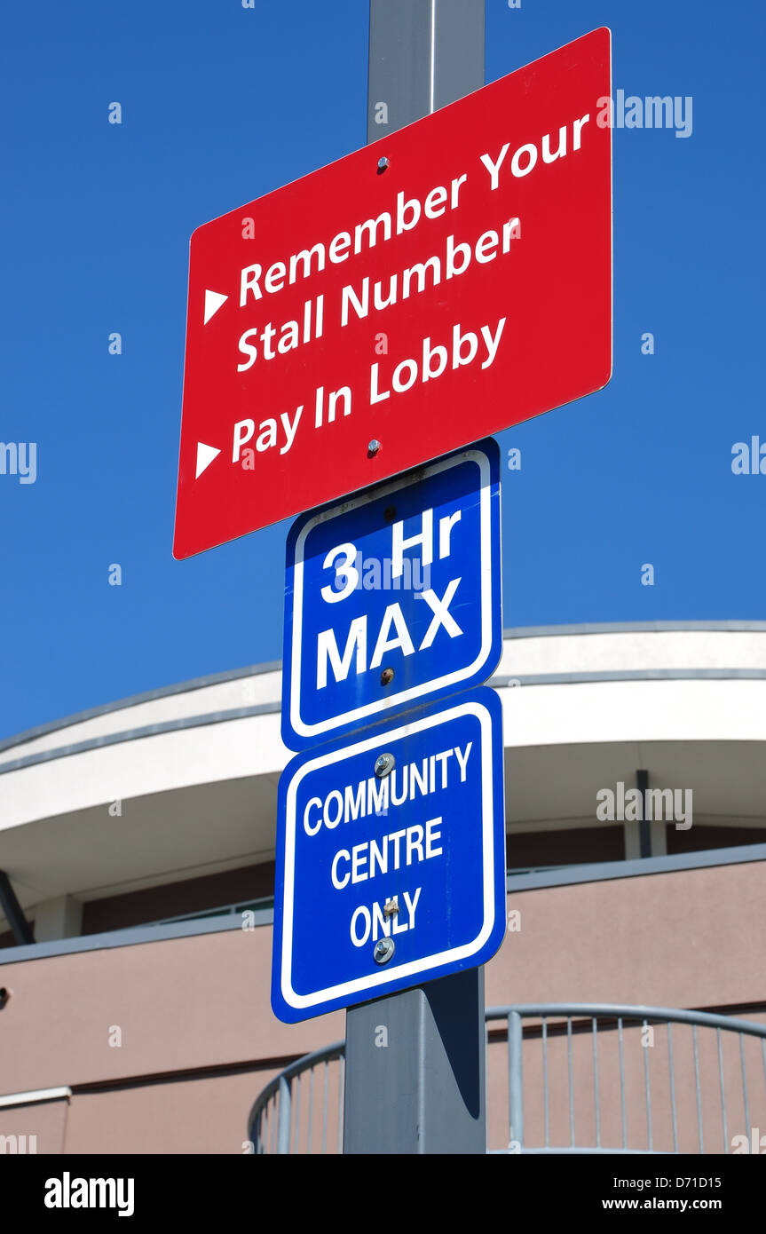 Remember your stall number road sign Stock Photo Alamy