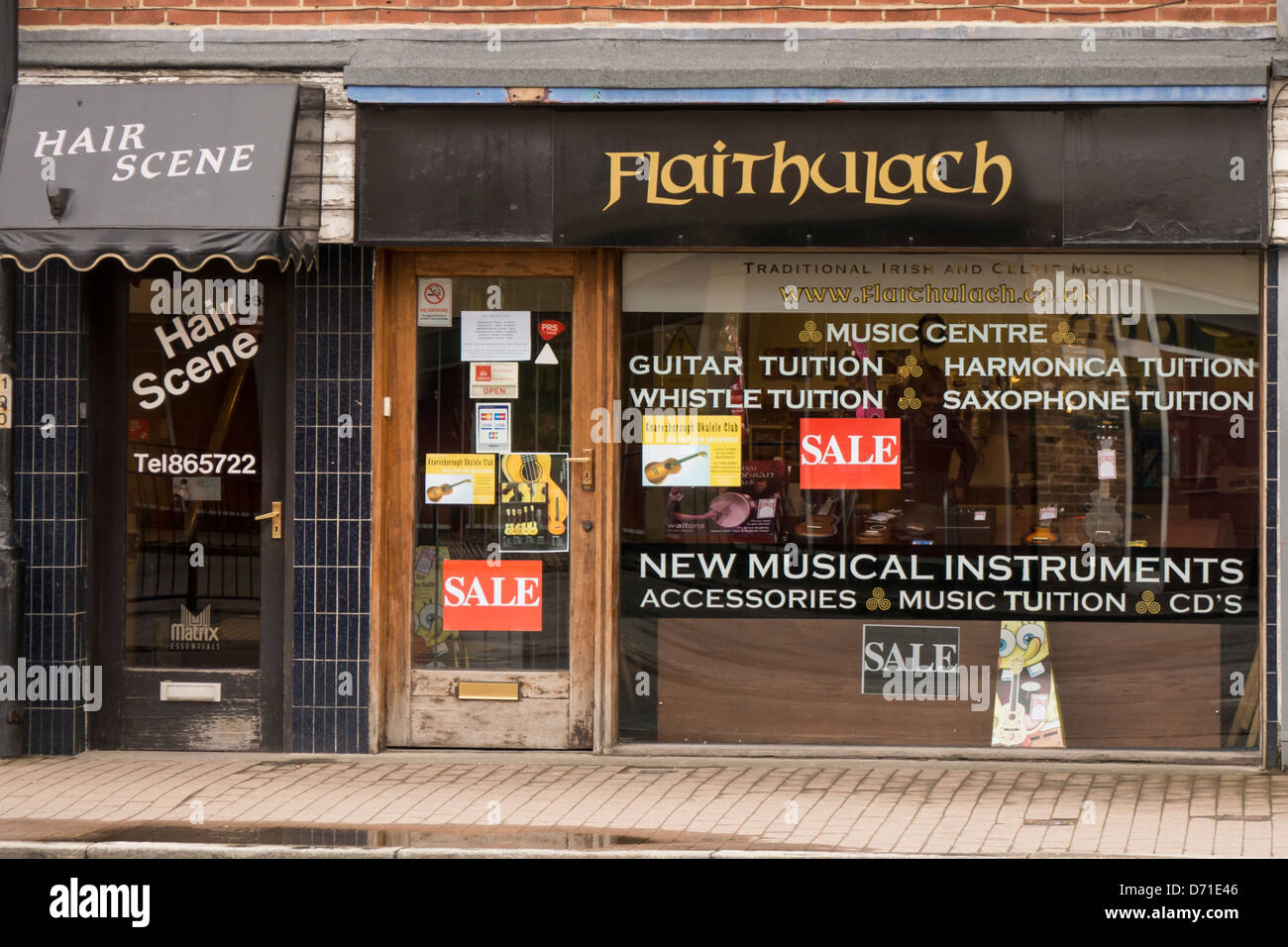 Irish music shop hires stock photography and images Alamy