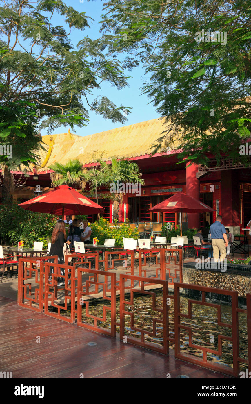 Garden Restaurant, Ibn Battuta Shopping Mall, Jebel Ali, Dubai, United Arab Emirates Stock Photo