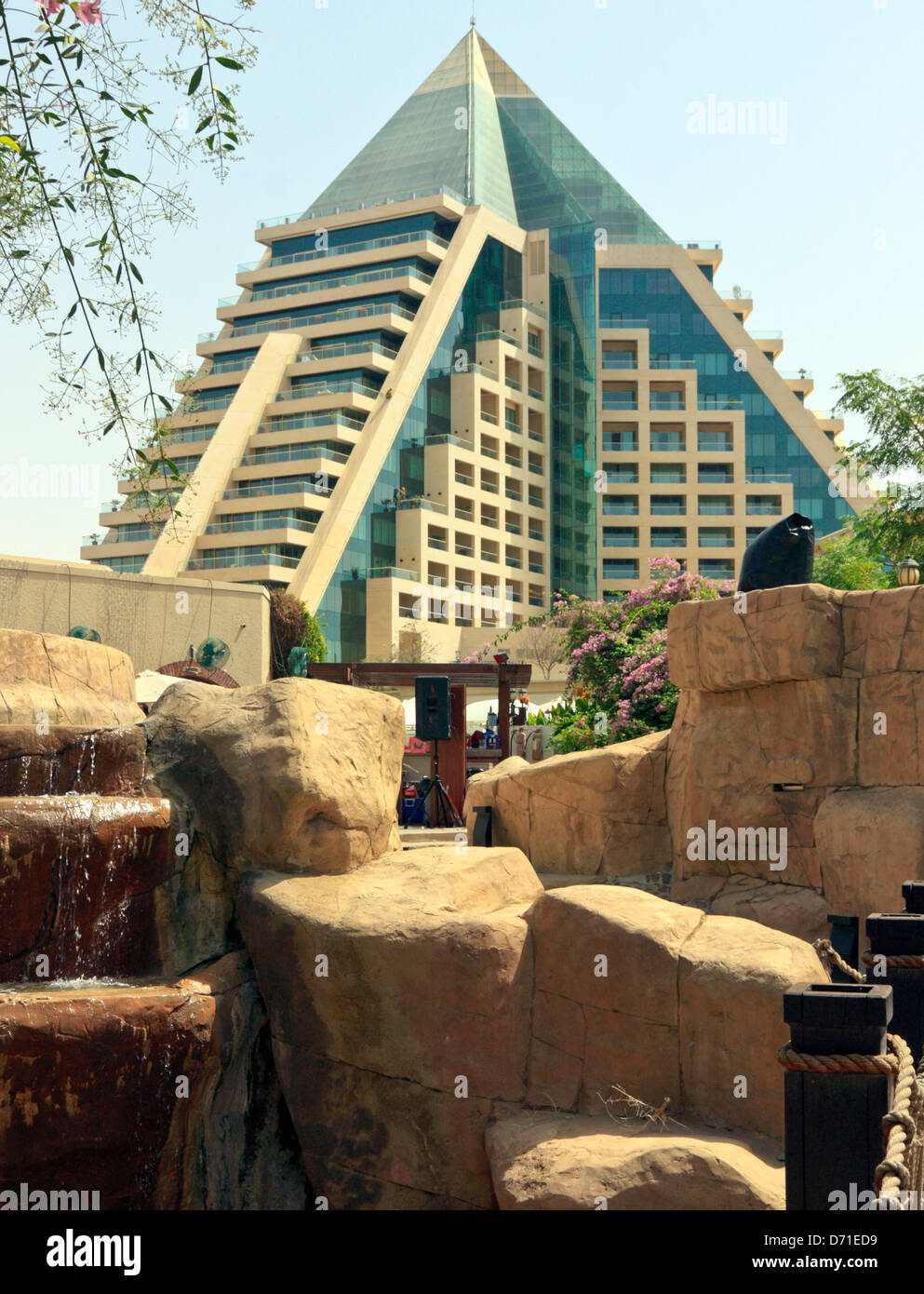 Pyramid Shaped Hotel Complex at the Wafi Shopping Mall, Dubai, United