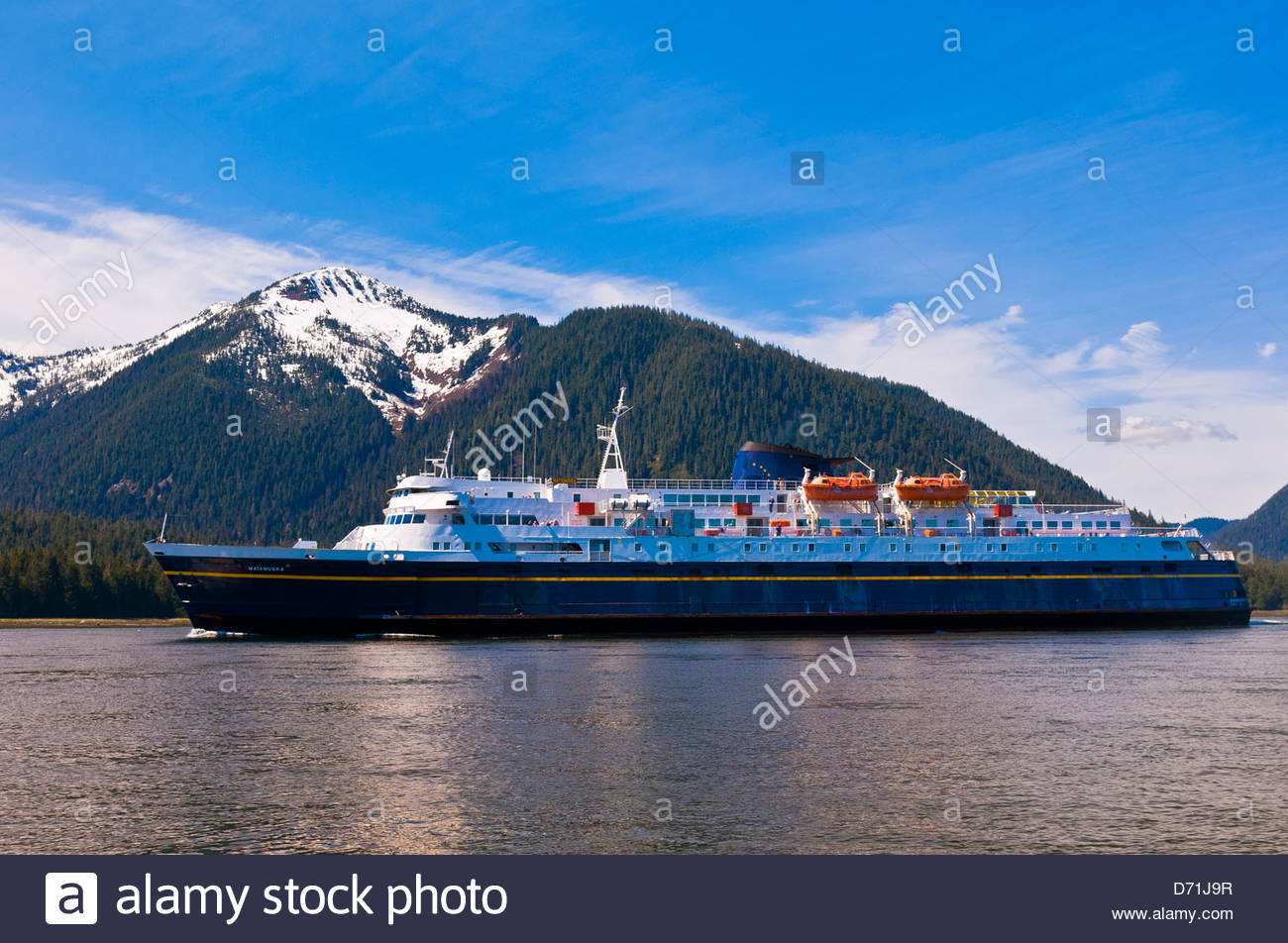 Alaska Marine Highway Ferry Map