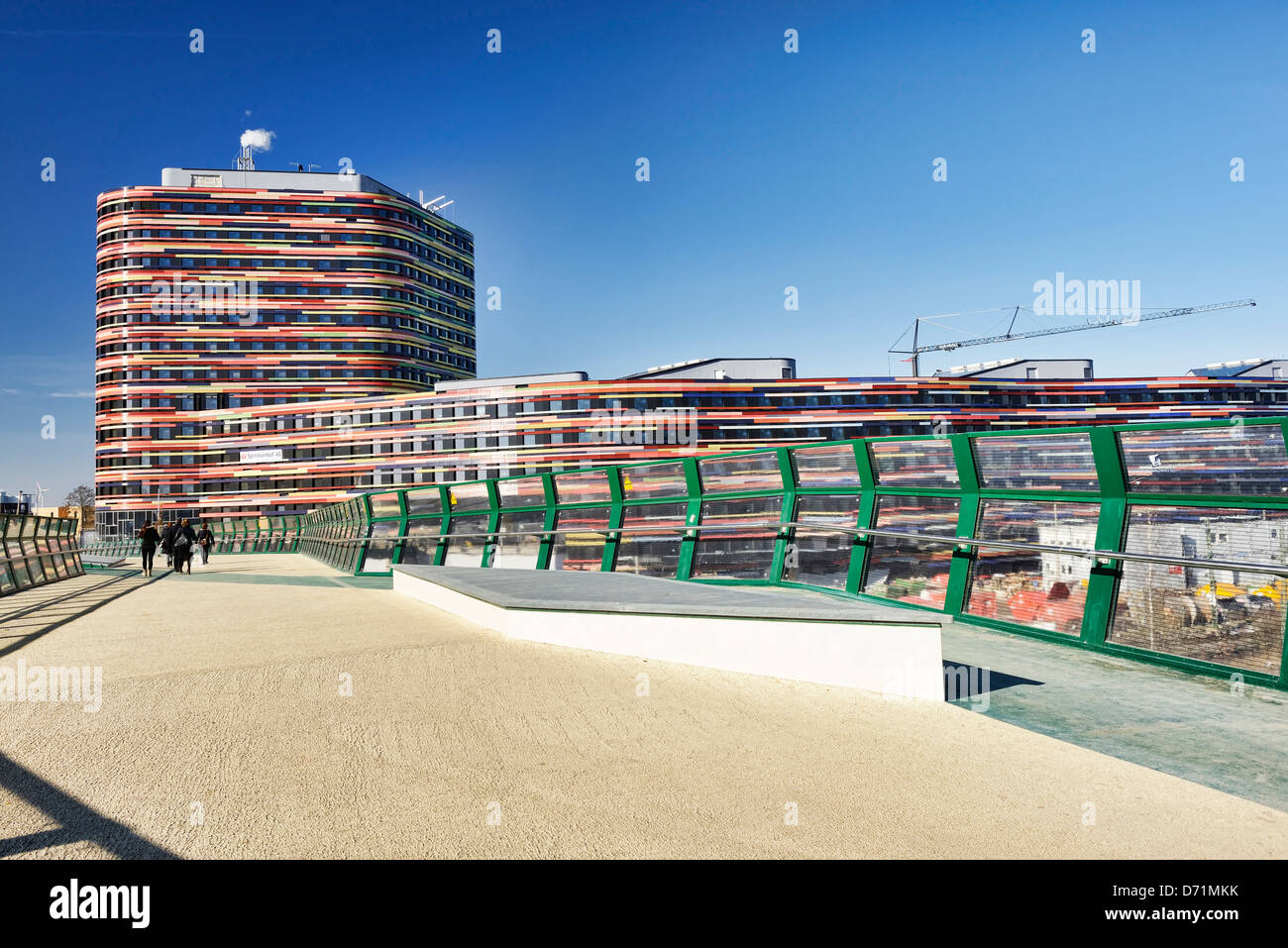 New building of the authority for urban development and environment in Wilhelm's castle, Hamburg, Germany, Europe Stock Photo