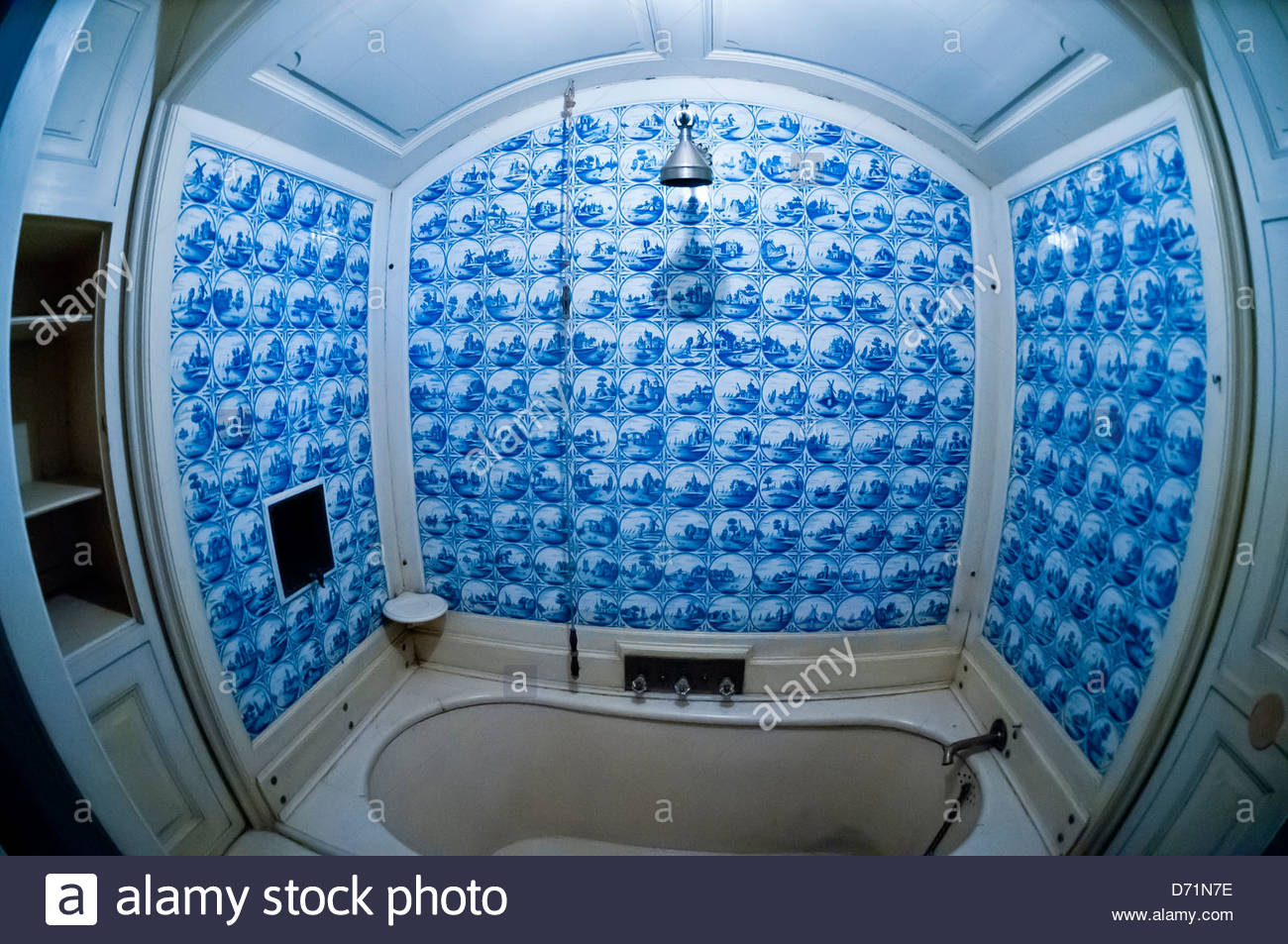 A Delft Tiled Bathroom New Palace Neues Palais Sanssouci Park A Stock Photo Alamy