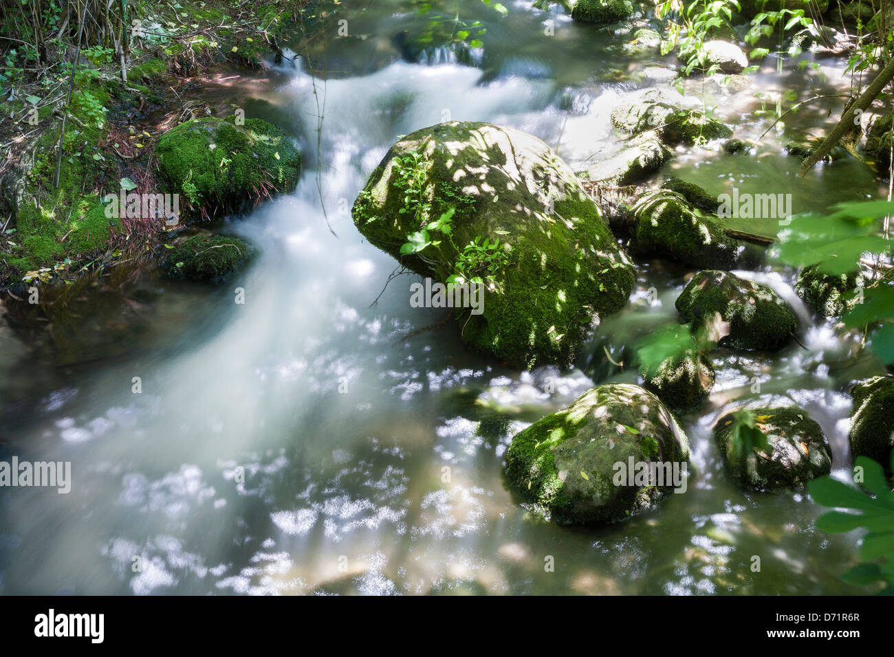 STREAM, RIVER, CADIZ SIERRA, SPAIN Stock Photo