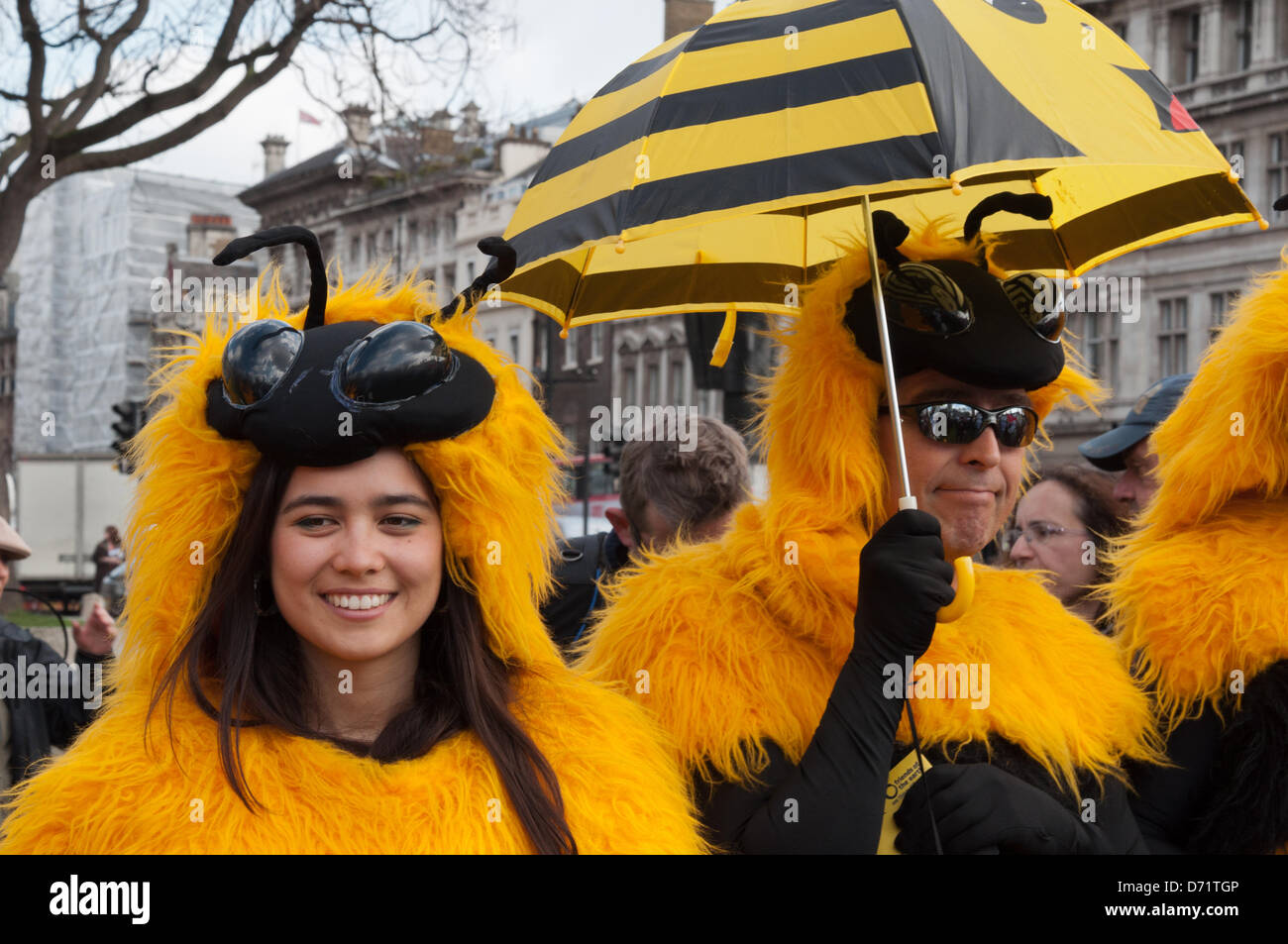 Fancy dress protest bees hi-res stock photography and images - Alamy