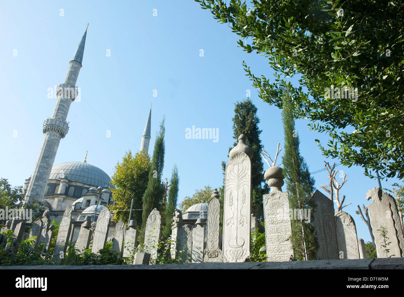 Tükei, Istanbul, Eyüp, Friedhof Stock Photo