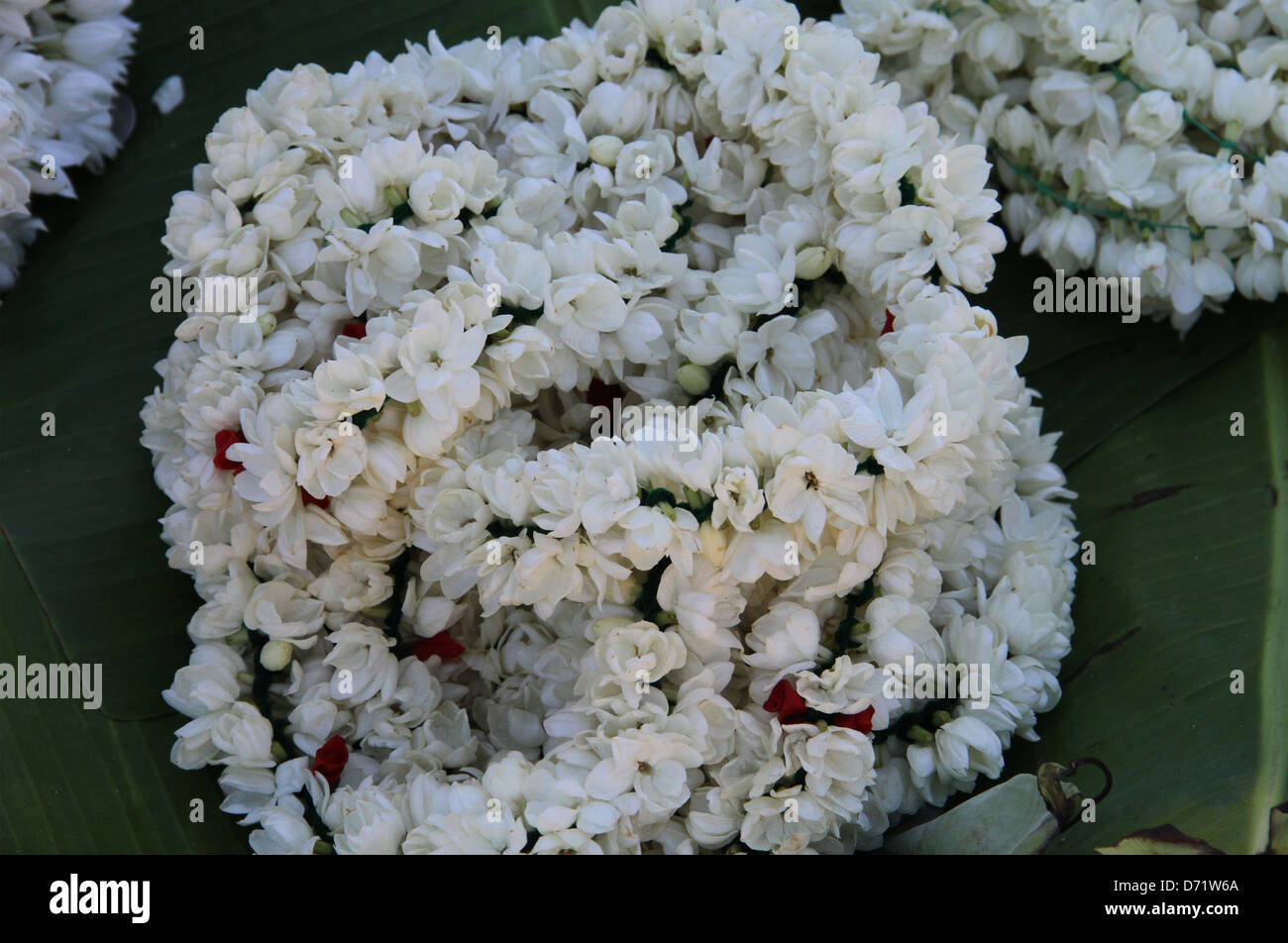 Flower Garland Stock Photo