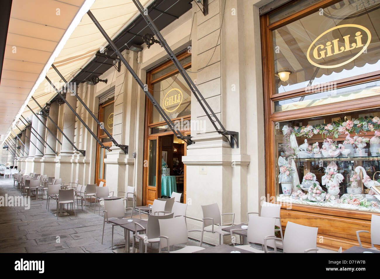Gilli Cafe, Piazza della Republica Square; Florence; Italy Stock Photo
