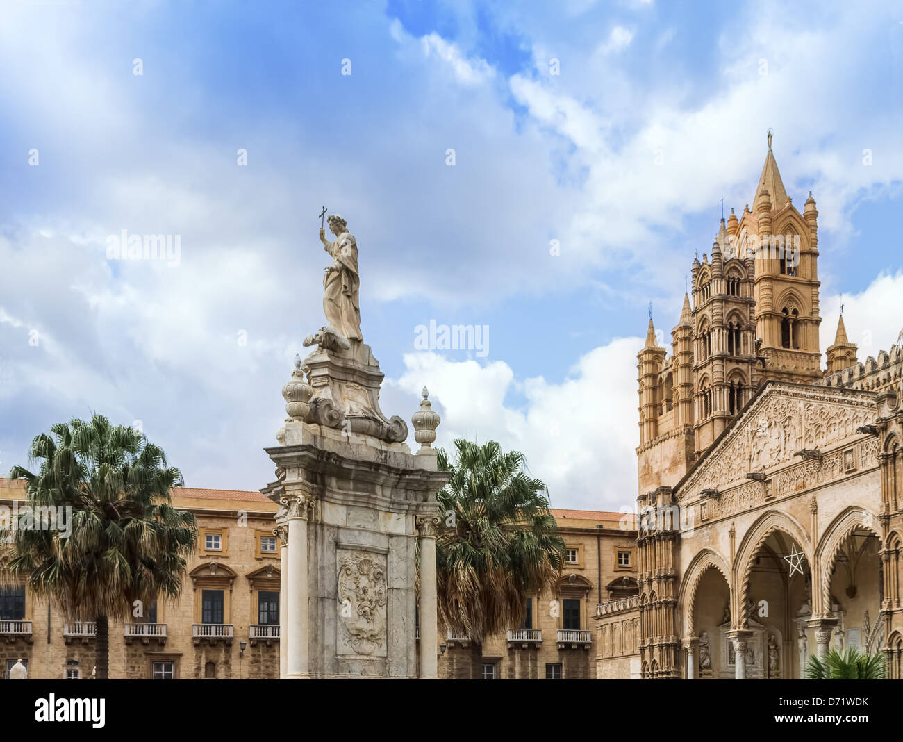 Cathedral of Palermo (Italy) Stock Photo