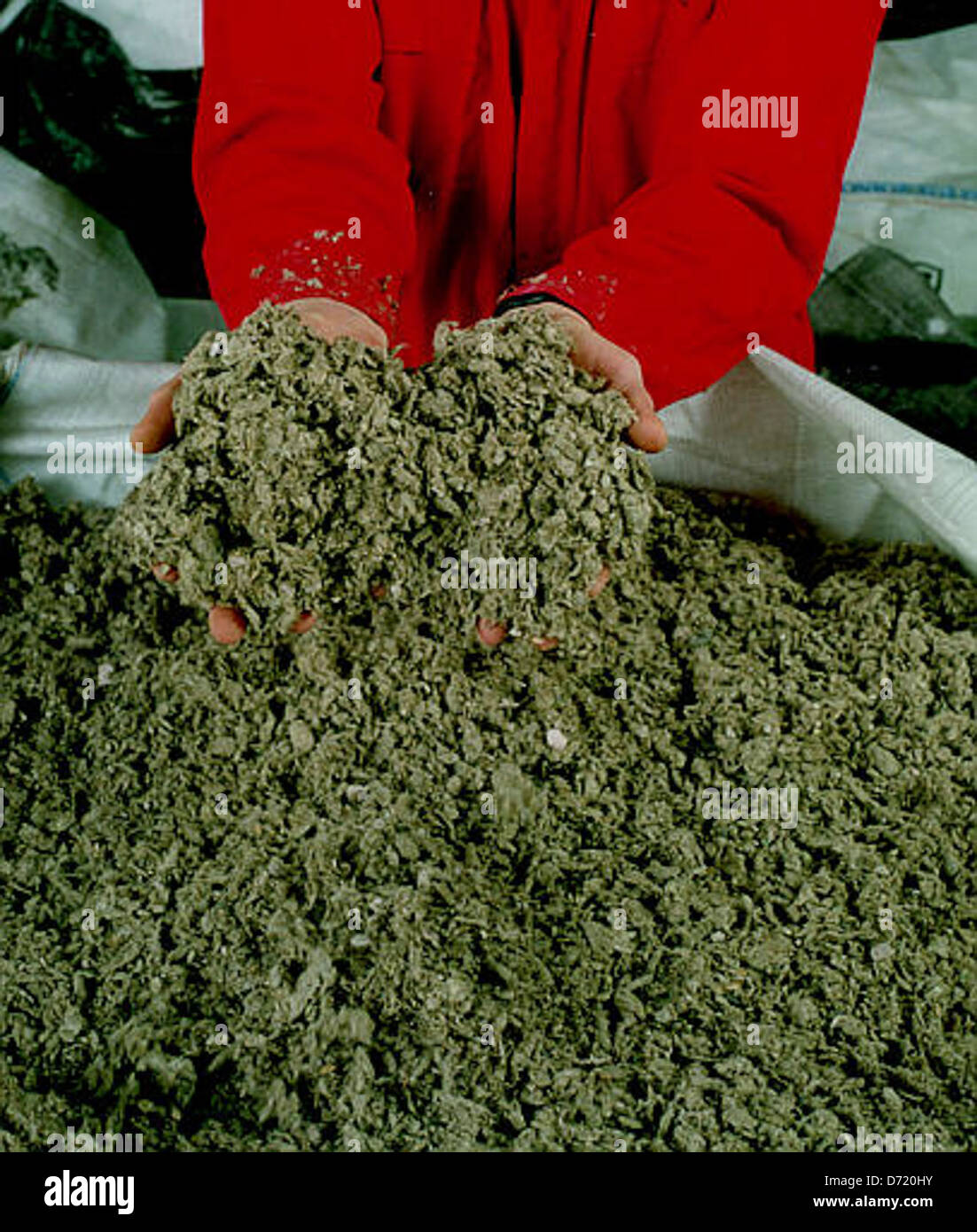 Paper Mill Sludge Stock Photo Alamy