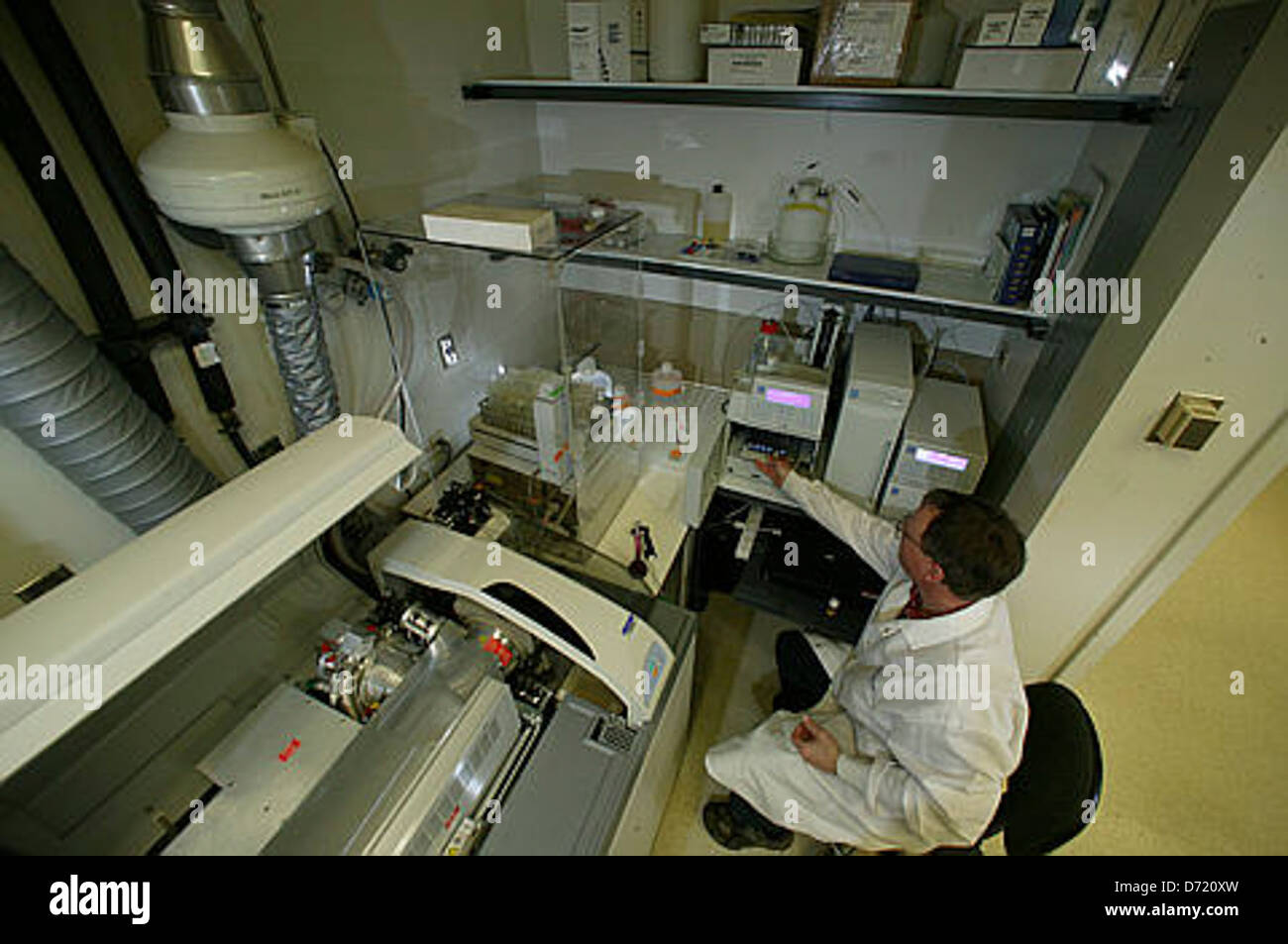 Metals Analysis Laboratory Stock Photo Alamy