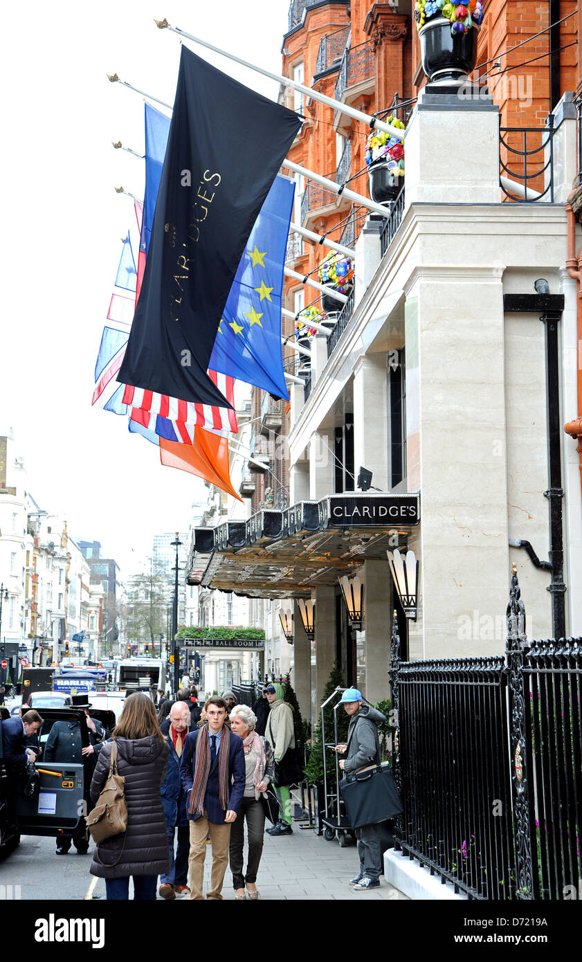 Claridge's Hotel in Mayfair London W1 Stock Photo