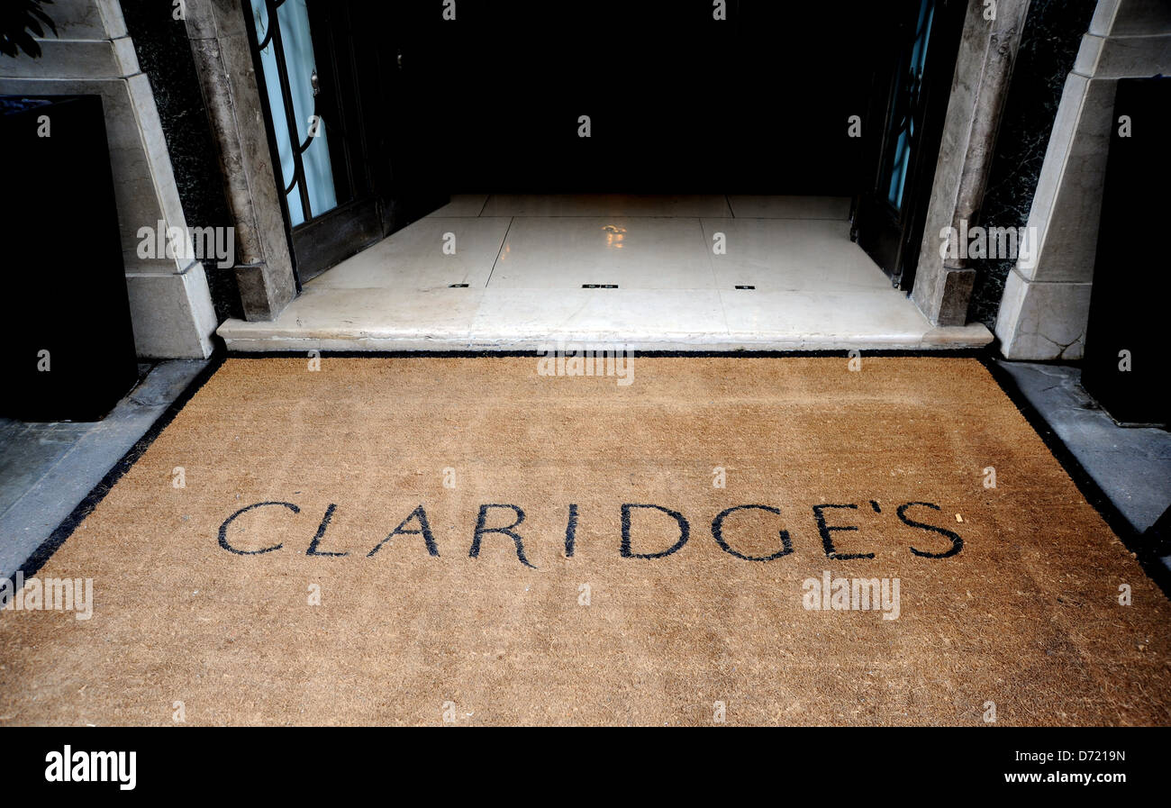 Claridge's Hotel in Mayfair London W1 Stock Photo