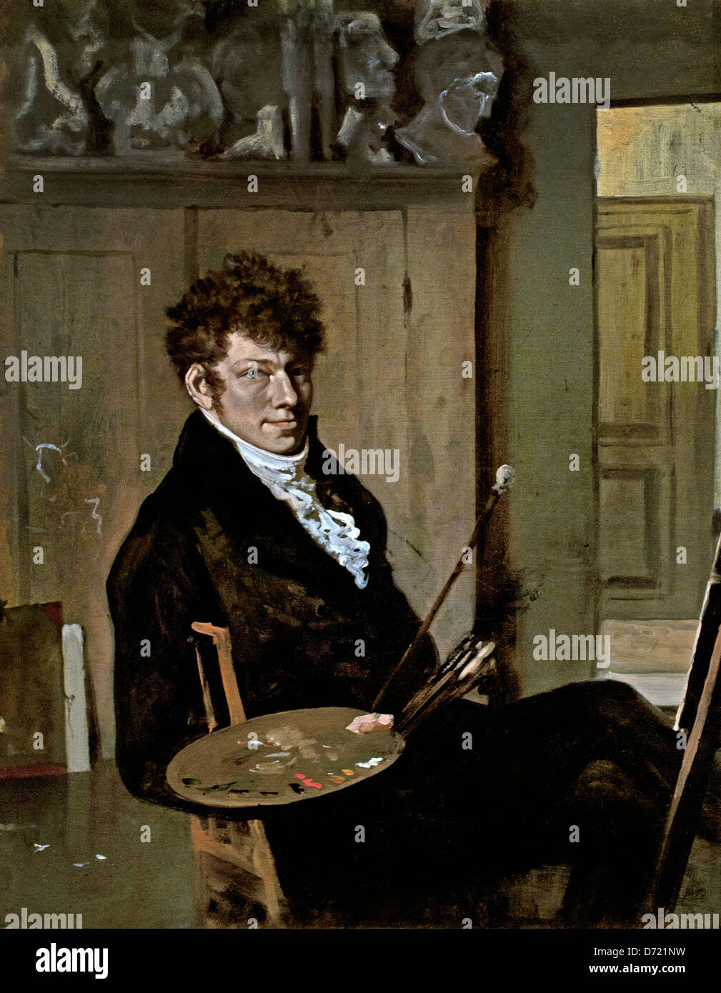 Self Portrait 1809 Wouter Johannes van Troostwijk 1782-1810 Dutch Netherlands Stock Photo