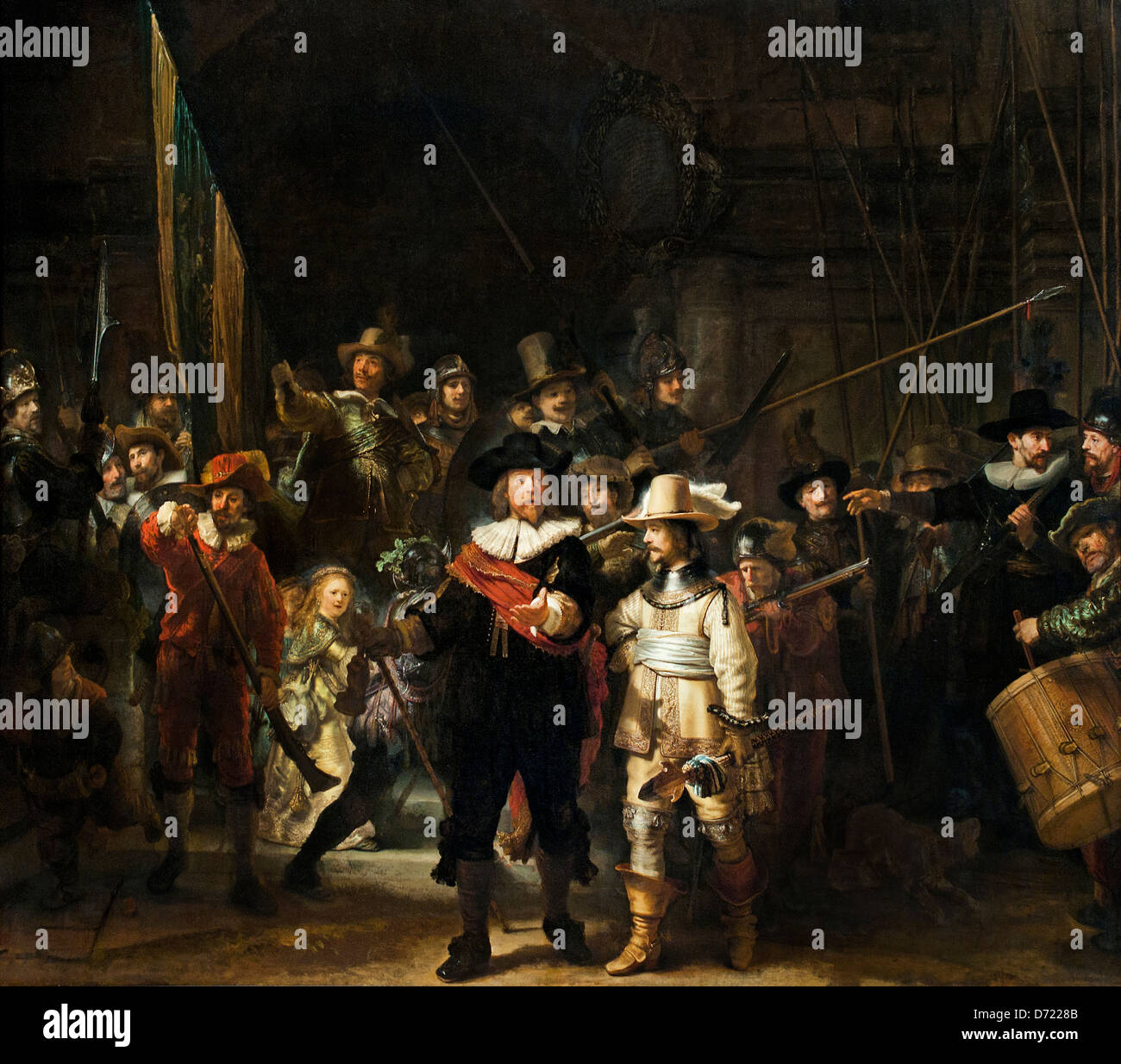Rembrandt paintings the night watch hi-res stock photography and images -  Alamy