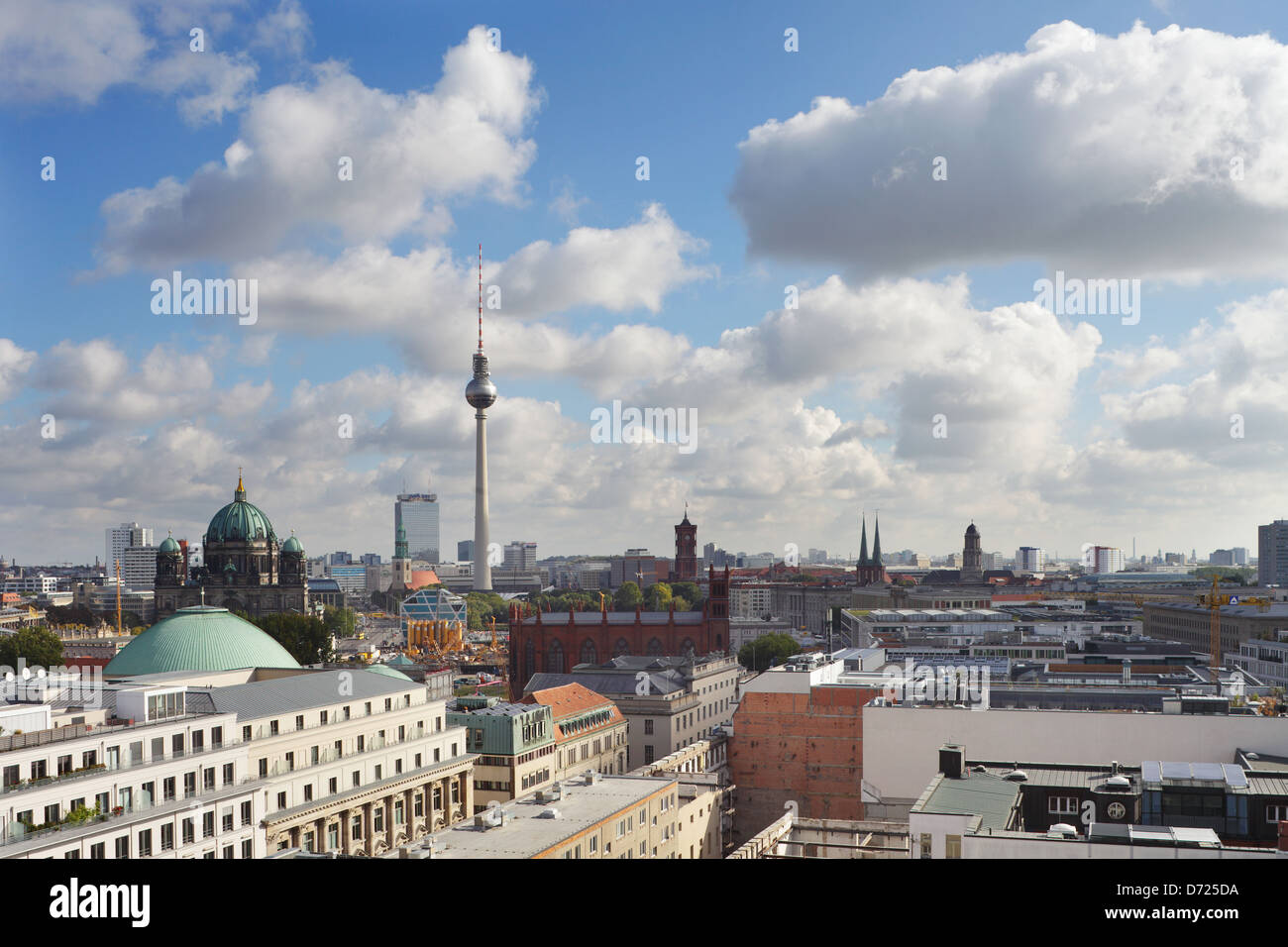 Berlin, Germany, panoramic view over Berlin center Stock Photo - Alamy