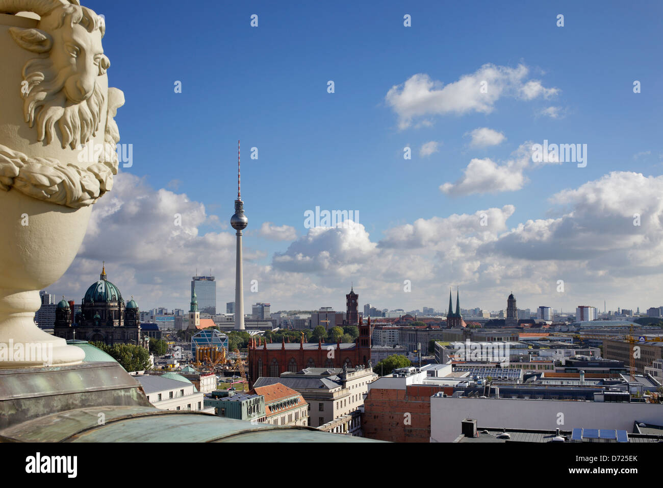 Berlin, Germany, panoramic view over Berlin center Stock Photo - Alamy