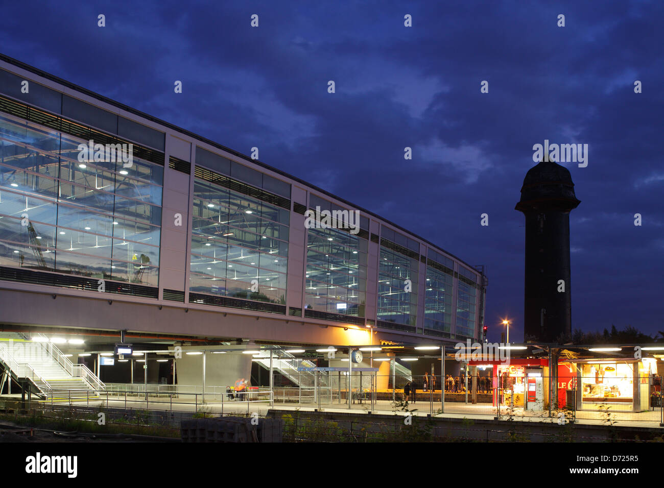 Berlin, Germany, Ostkreuz station in Berlin-Friedrichshain Stock Photo ...