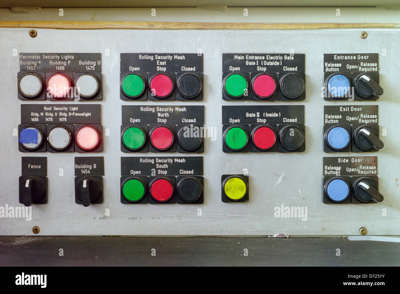 Switch Box Rmy Berlin, Germany, Abhoerstation the U.S. Army, switchbox Stock Photo - Alamy