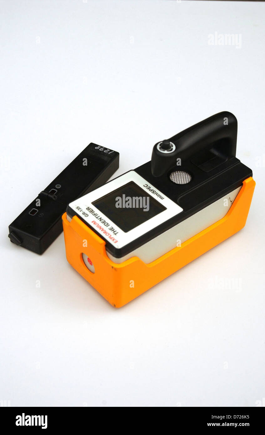 Handheld Radiation Detectors Stock Photo Alamy