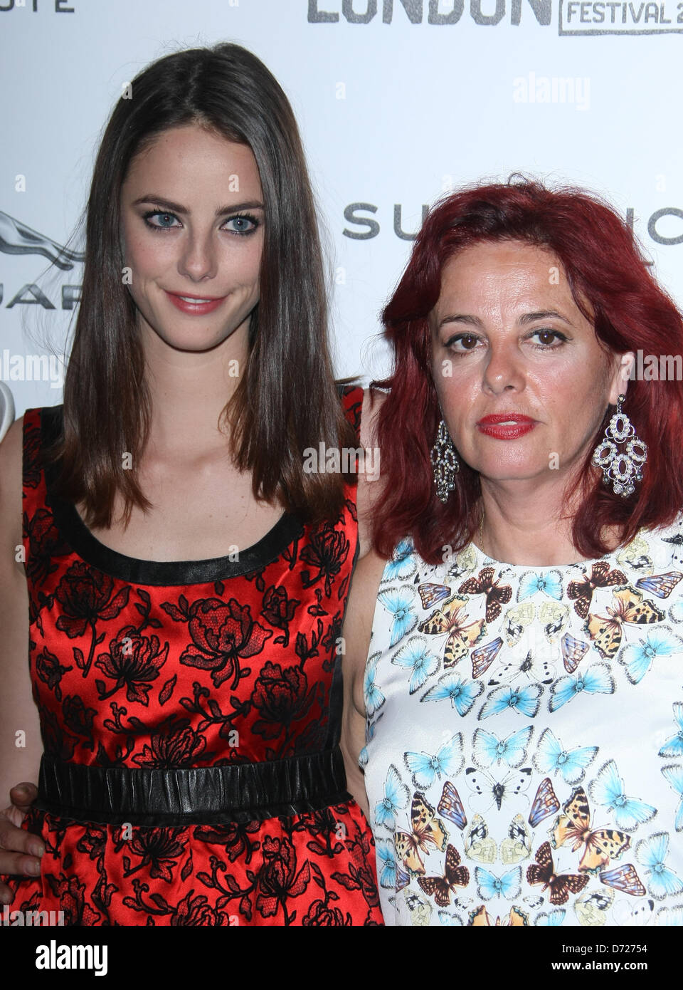 KAYA SCODELARIO & MOTHER EMANUEL AND THE TRUTH ABOUT FISHES. INTERNATIONAL PREMIERE AT THE SUNDANCE LONDON FILM AND MUSIC FESTIV Stock Photo