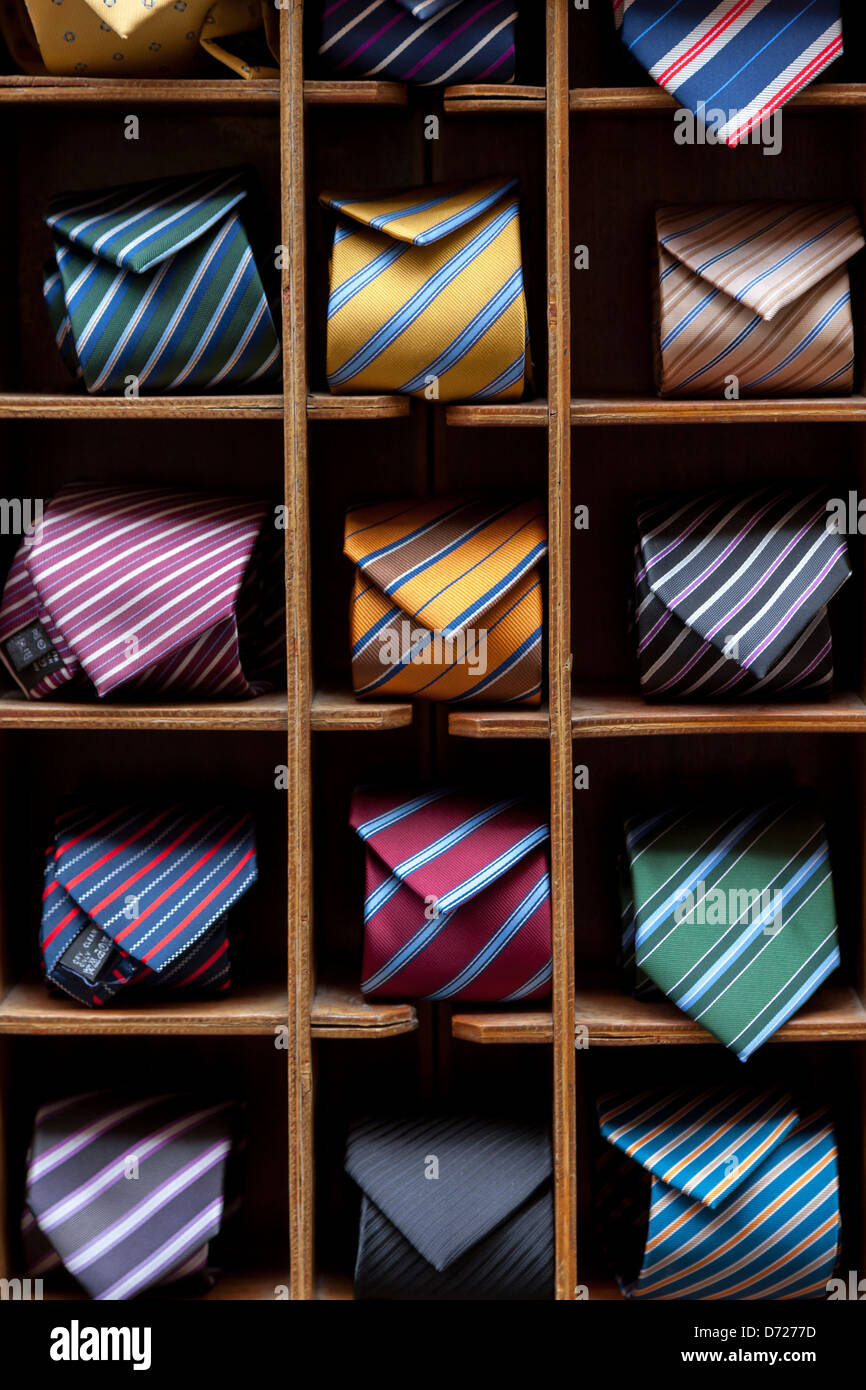 Tie rack display hires stock photography and images Alamy