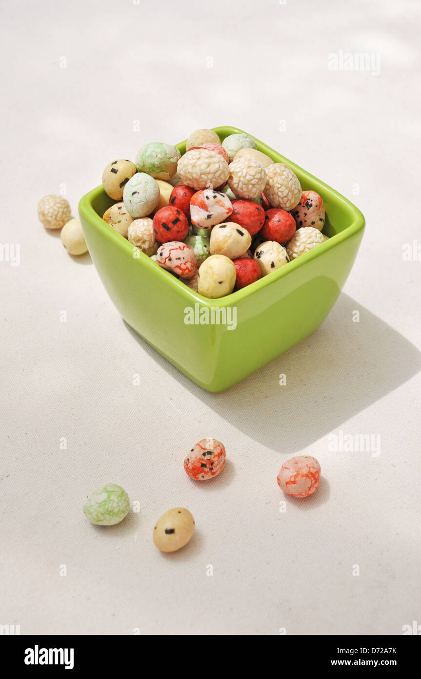 chinese peanut snack Stock Photo