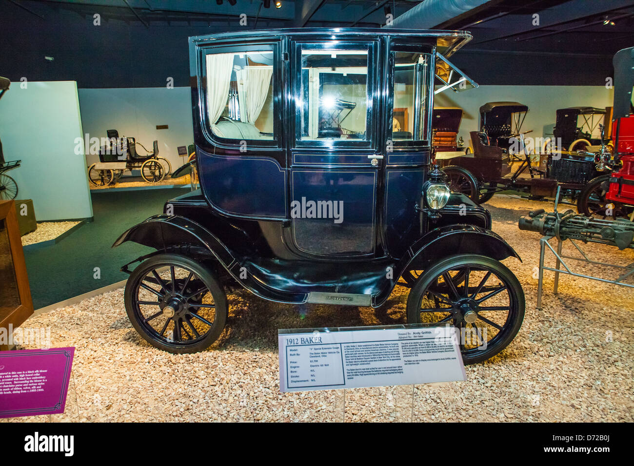 1912 Baker at the National Automobile Museum in Reno Nevada Stock Photo