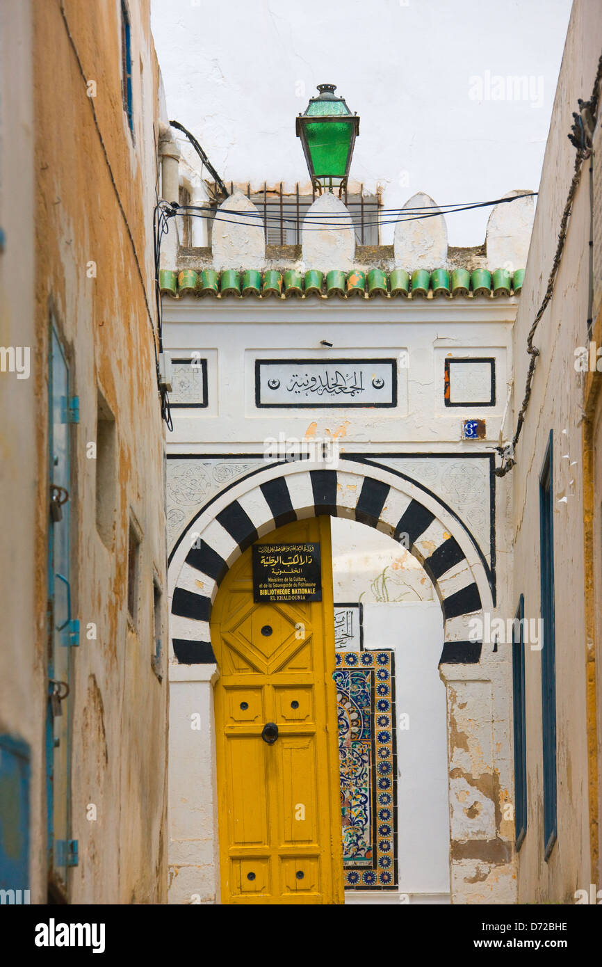 Traditional house in old medina (UNESCO World Heritage site), Tunis