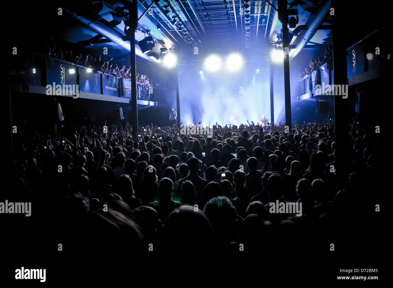 Imagine Dragons with lead singer Dan Reynolds live on Night Visions