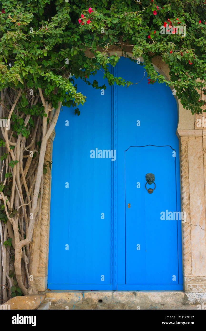 Traditional house, Sidi Bou Said, Tunis, Tunisia Stock Photo Alamy