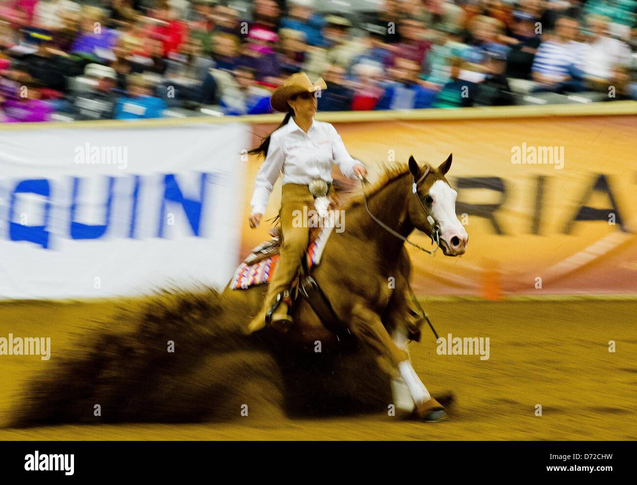 Lexington, Kentucky, U.S. April 26, 2013. PREMIER DIAMOND, ridden by