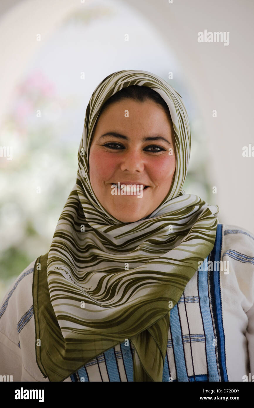 Local girl, Djerba, Tunisia Stock Photo