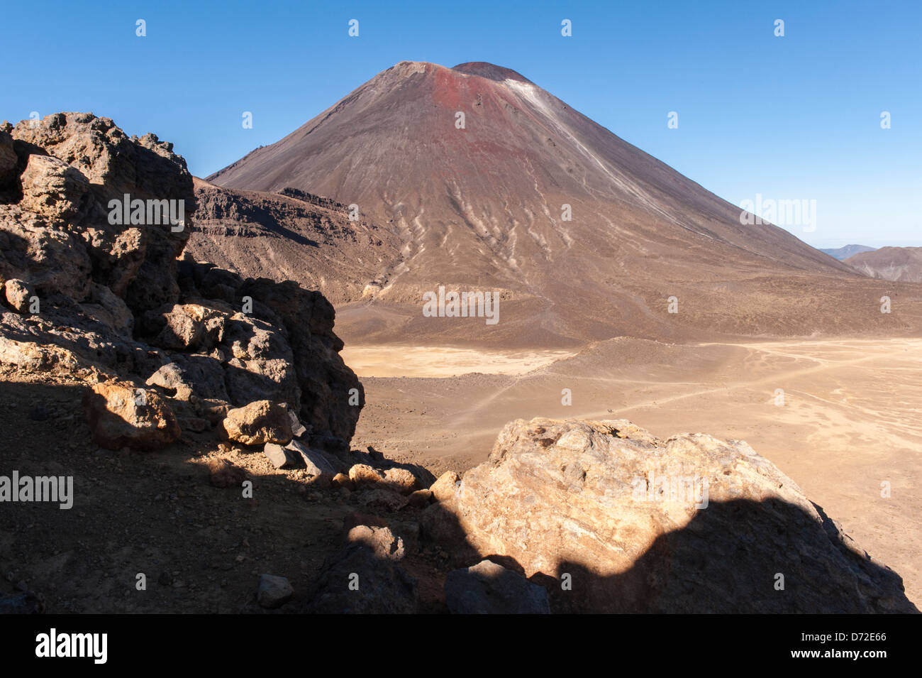 Mount Ngauruhoe, a stratovolcano and the film location for Mount Doom
