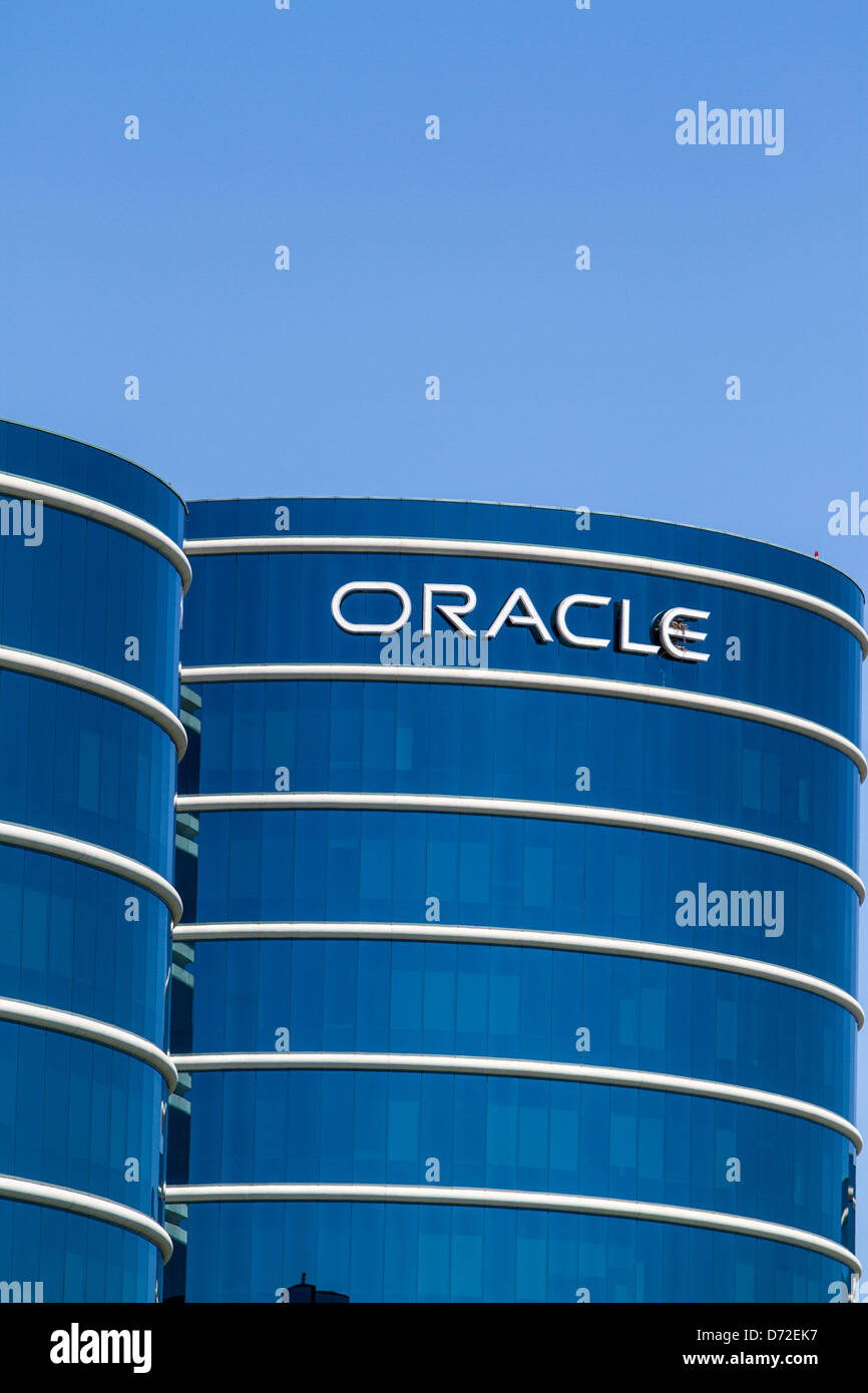 Oracle Headquarters in Redwood Shores Califorina Stock Photo