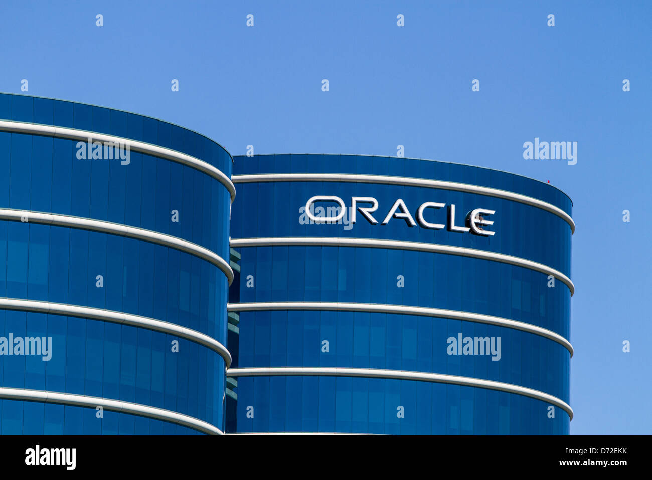 Oracle Headquarters in Redwood Shores California Stock Photo