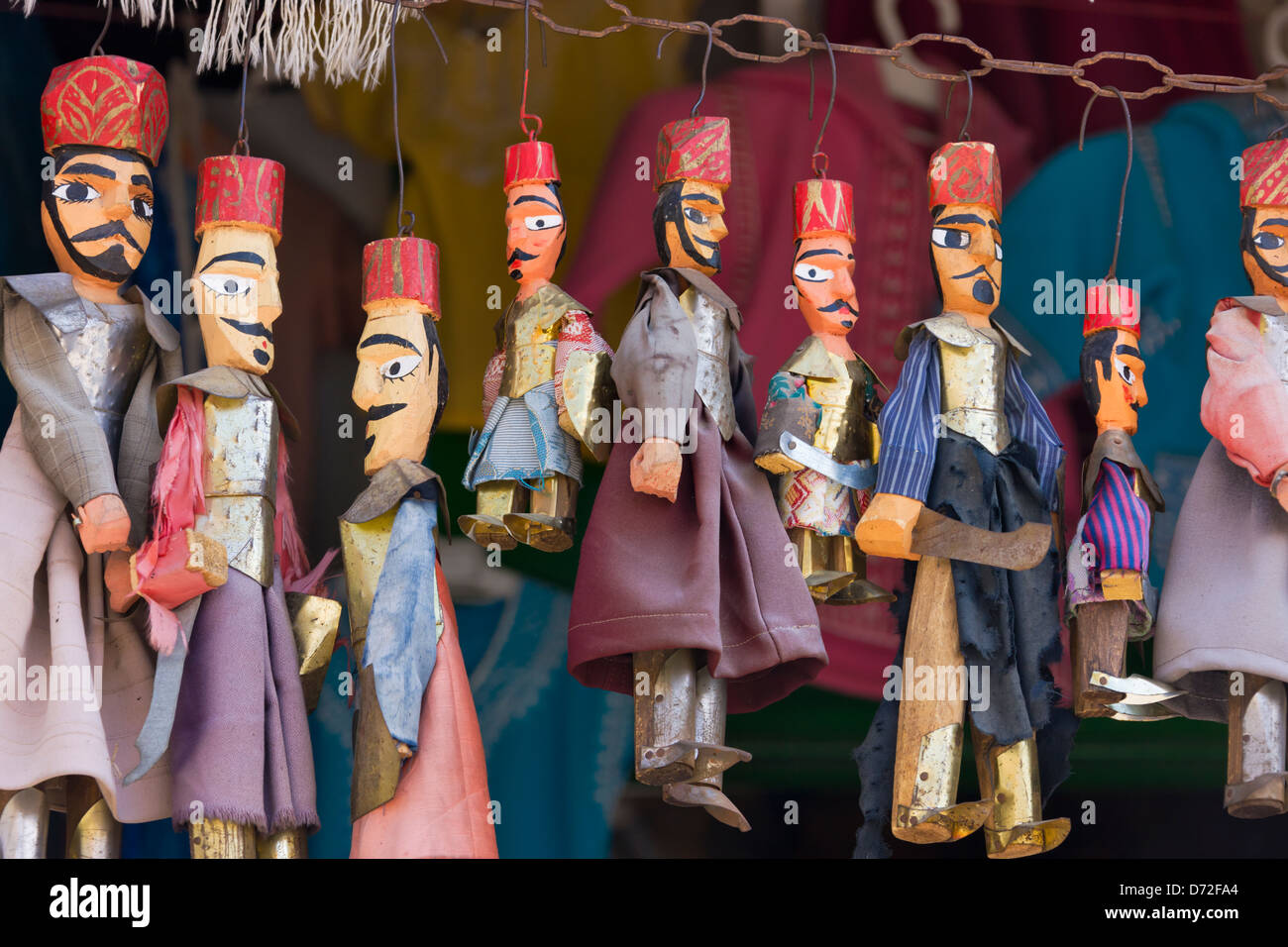 Puppet, Tamerza, Tunisia Stock Photo