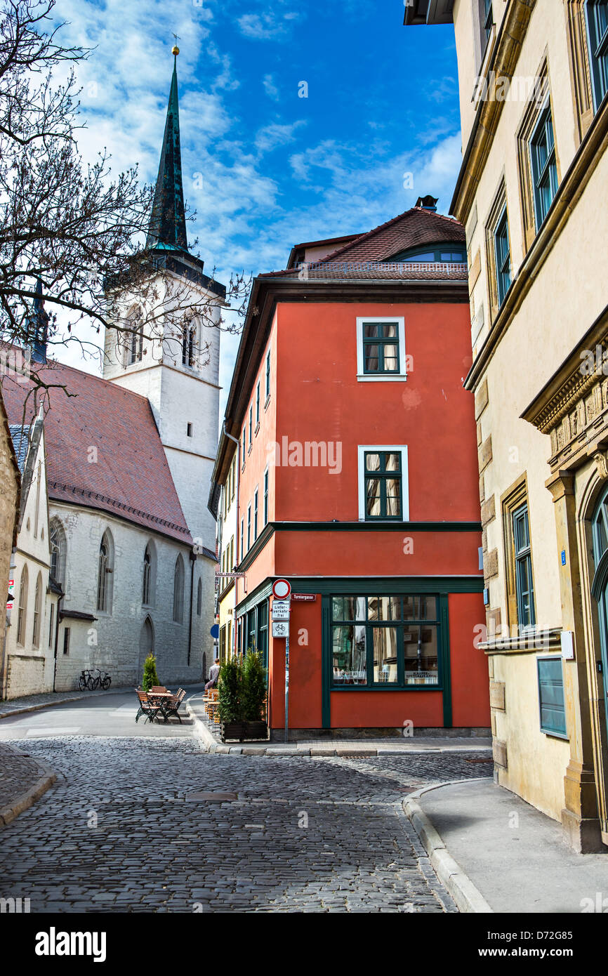 Erfurt, a town in Thuringia, Germany. Stock Photo