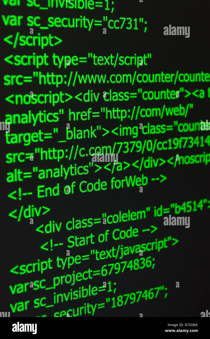 Computer code screen hi-res stock photography and images - Alamy