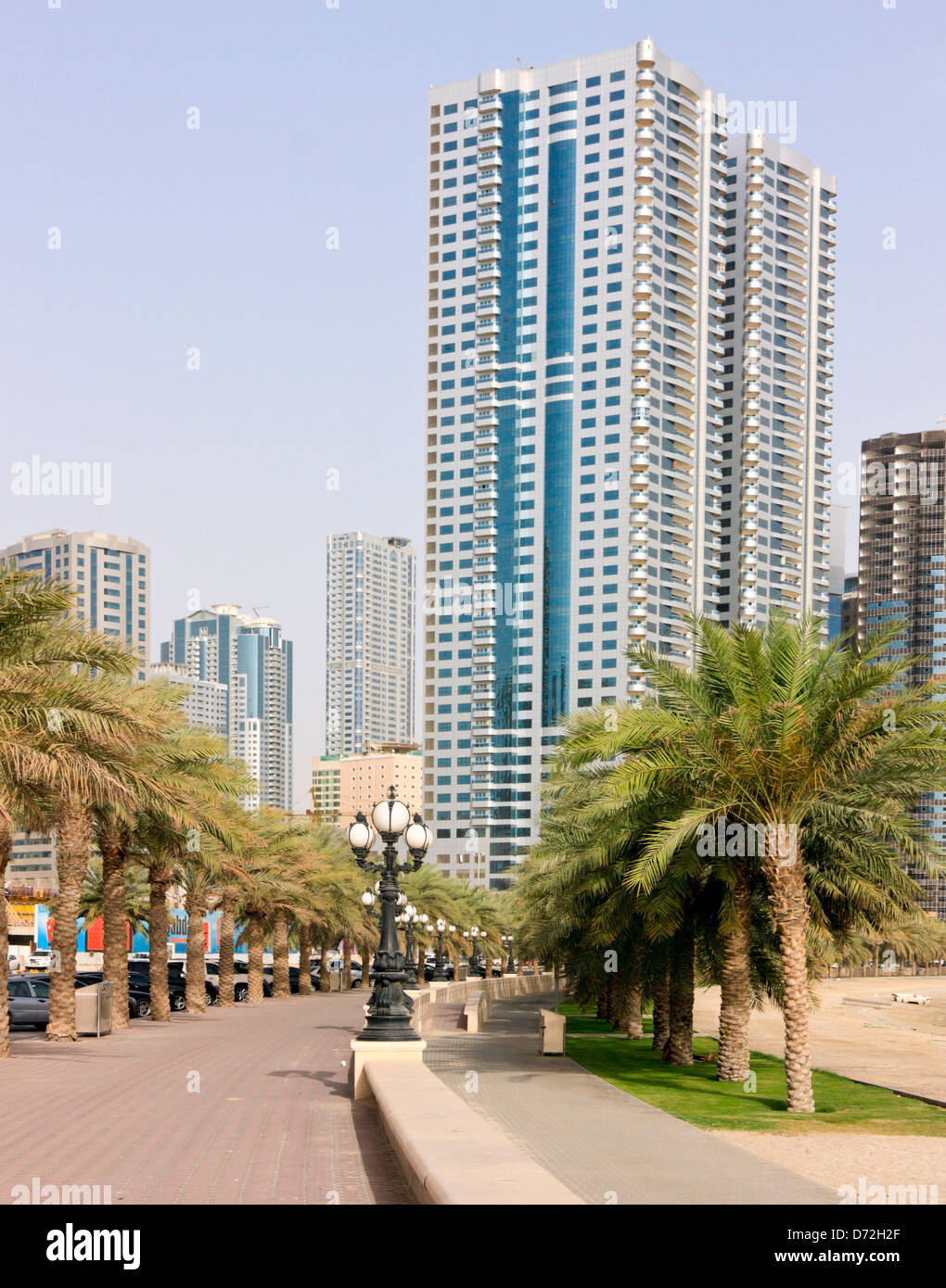 High Rise Buildings near the Al Khan Corniche, Sharjah, United Arab