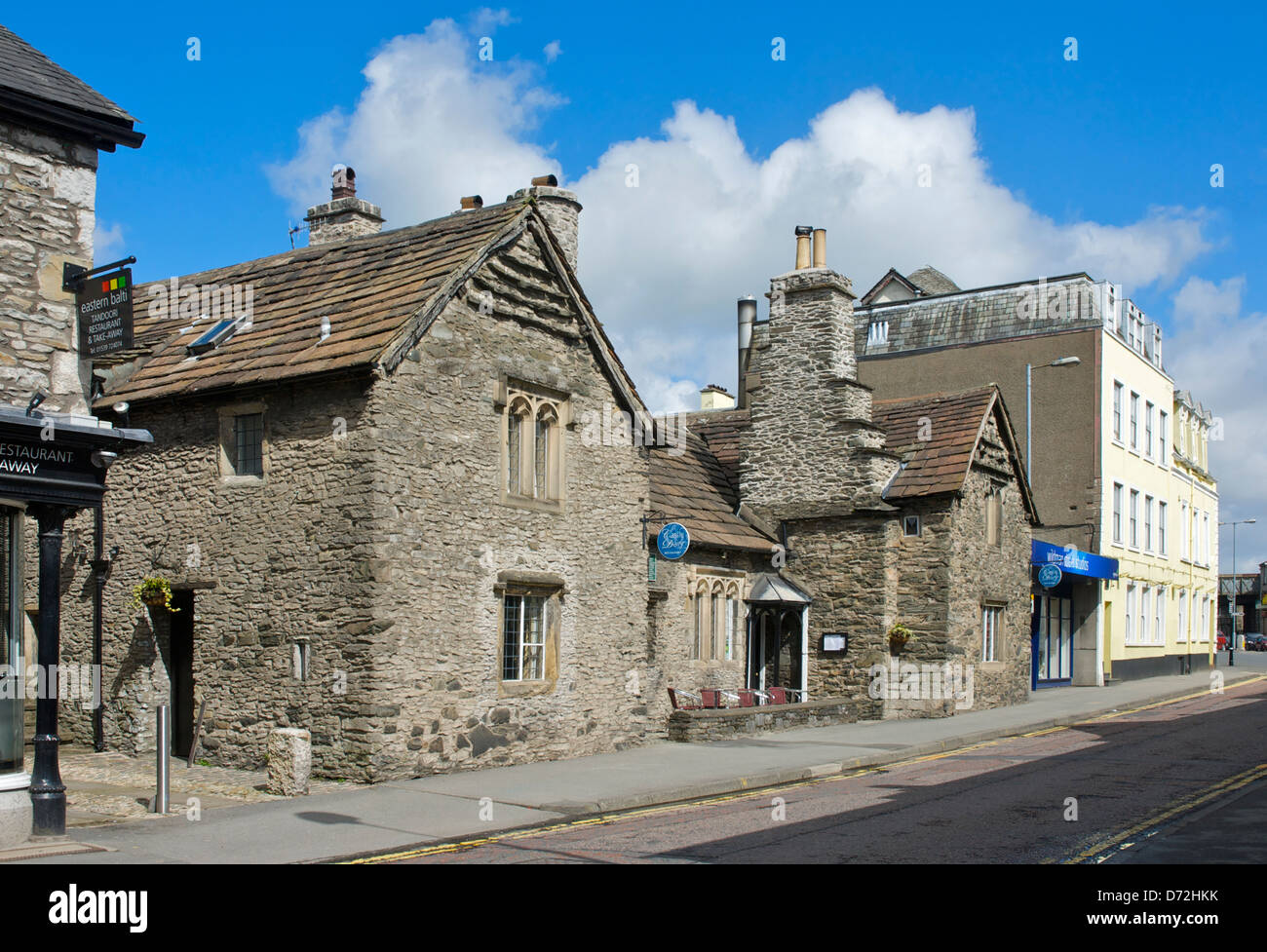 15th century Castle Dairy on Wildman Street, Kendal, Cumbria, England
