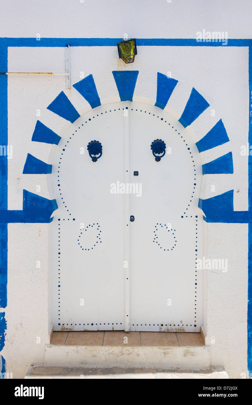 Traditional house, Hammamet, Tunisia Stock Photo Alamy