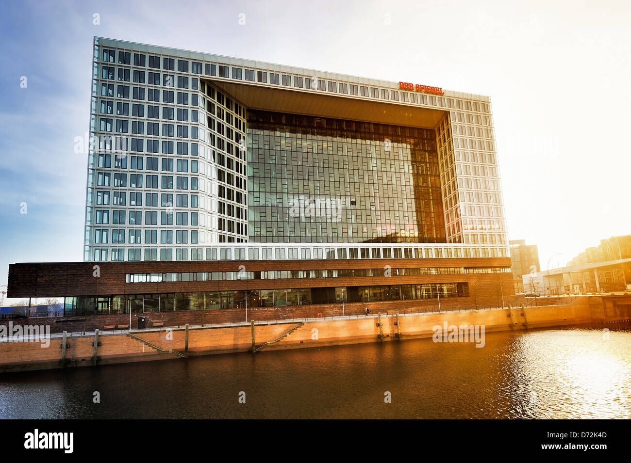 Spiegel publishing company building in the Ericusspitze in the harbour city of Hamburg, Germany, Europe Stock Photo